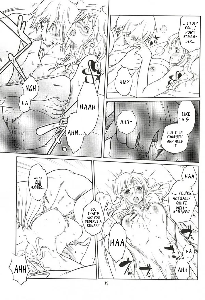 (C86) [Mamiana Paradise (Kuri)] Himitsu no Koi Wazurai (One Piece) [English] image number 17