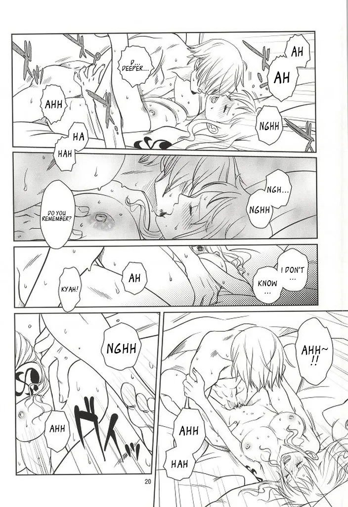 (C86) [Mamiana Paradise (Kuri)] Himitsu no Koi Wazurai (One Piece) [English] image number 18