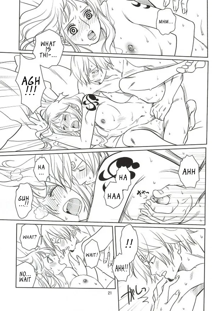 (C86) [Mamiana Paradise (Kuri)] Himitsu no Koi Wazurai (One Piece) [English] image number 19