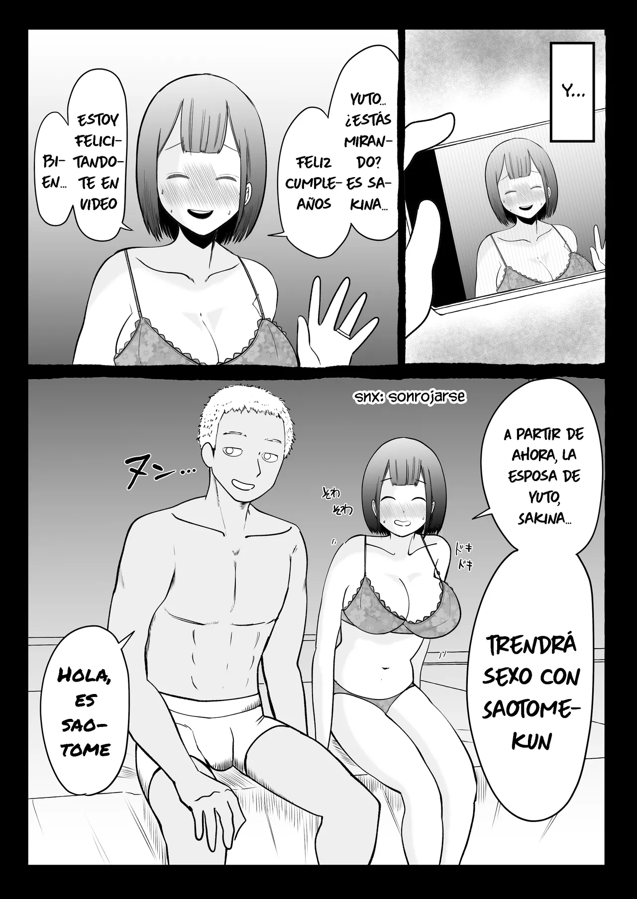 [Inchiki Bakery (Nasty)] Netorase Partner ~Genmetsu suru Hodo Kimi ga Suki~ | Esposo cornudo ~Te amo tanto que estoy desilusionada~ [Spanish] [La Legión Fantasma] image number 5