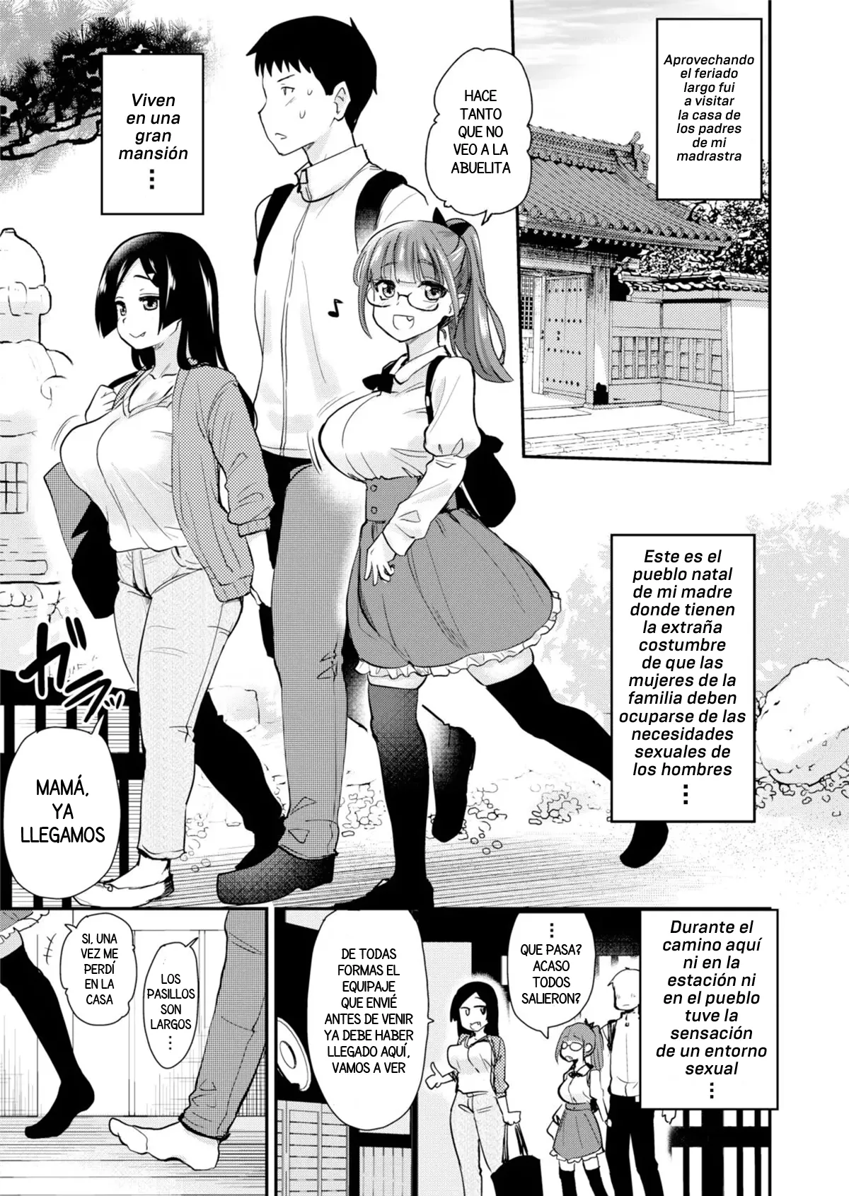 [Shin Hijiridou Honpo (Hijiri Tsukasa)] H na Fuushuu ga Aru Gibo no Inaka de, Shotaimen no Juumai to H Suru Hanashi [Spanish] [Decensored] [Harenchi no Fansub] [Digital] imagen número 6