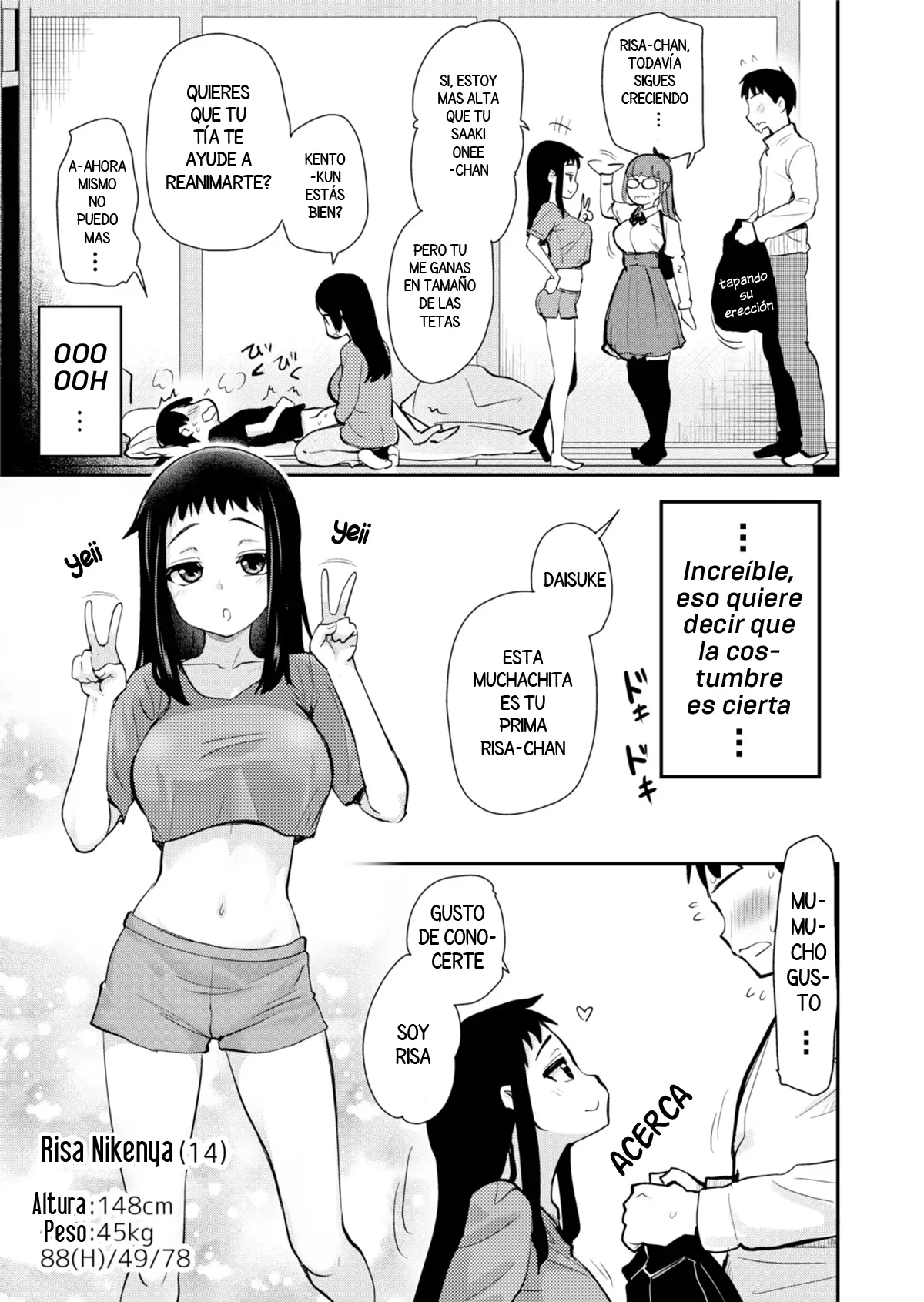 [Shin Hijiridou Honpo (Hijiri Tsukasa)] H na Fuushuu ga Aru Gibo no Inaka de, Shotaimen no Juumai to H Suru Hanashi [Spanish] [Decensored] [Harenchi no Fansub] [Digital] imagen número 8