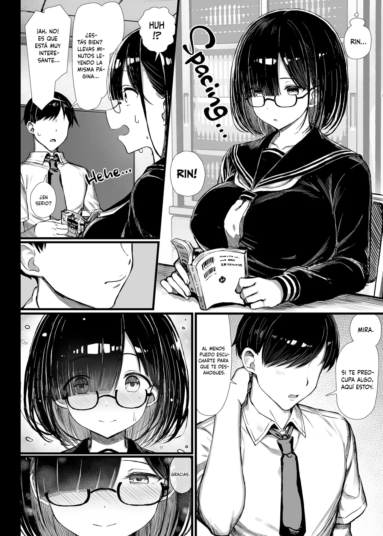 [MOSQUITONE. (Great Mosu)] Bungaku Shoujo wa Somerareru | Ella es mi Amiga, Ella es su Puta [Spanish] [MandaloAsiNoma] [Digital] 图片编号 19