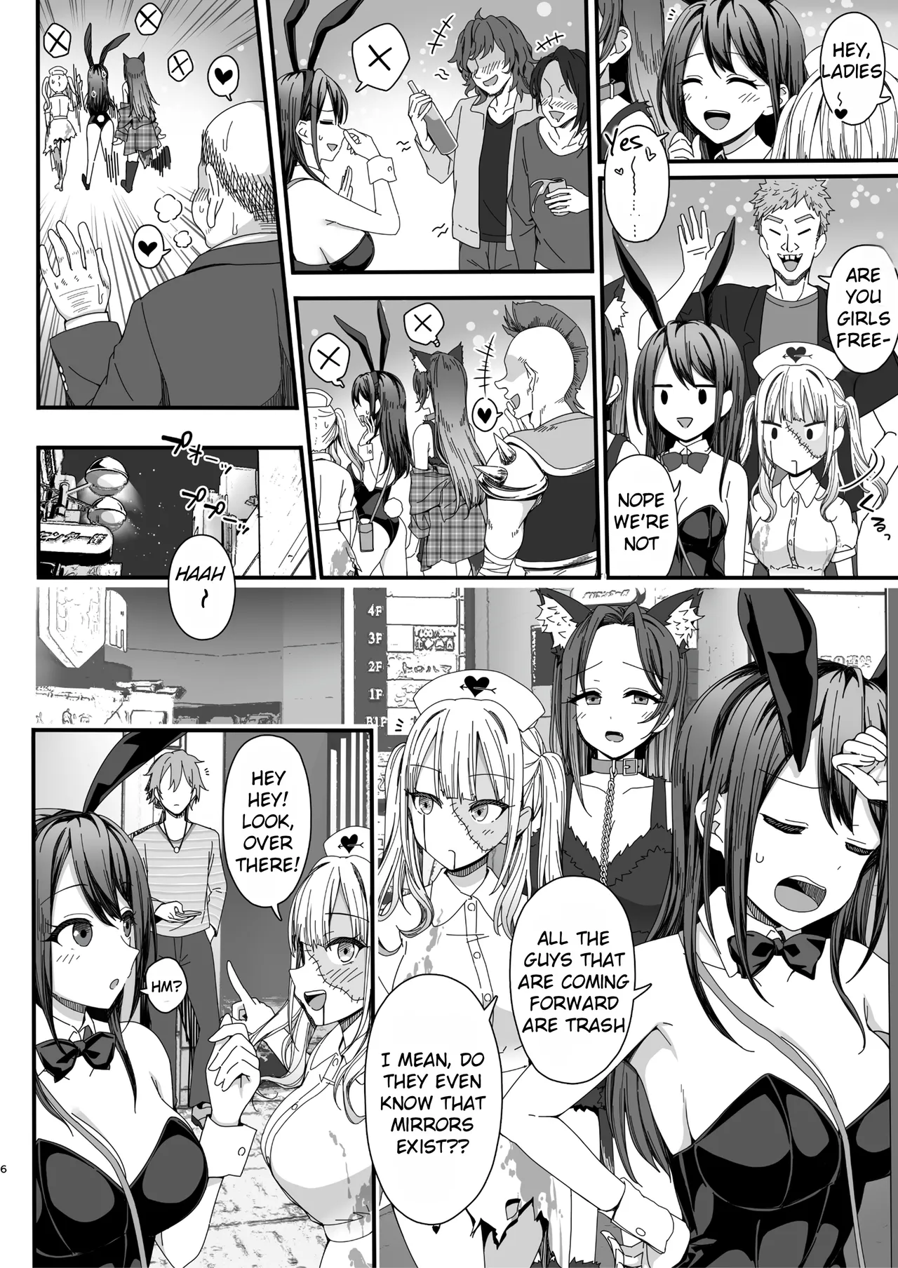 [B-Ginga] Halloween de Ukareta Gal-tachi ni Saimin Seisai o!! | Hypnotism punishment for the girls having fun on Halloween!! [English] [Rei Scans] image number 6