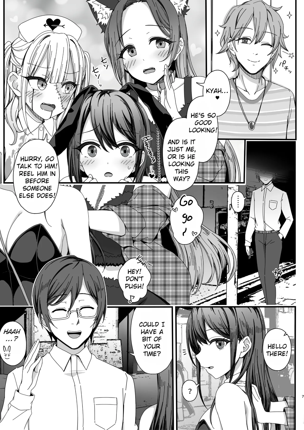 [B-Ginga] Halloween de Ukareta Gal-tachi ni Saimin Seisai o!! | Hypnotism punishment for the girls having fun on Halloween!! [English] [Rei Scans] image number 7