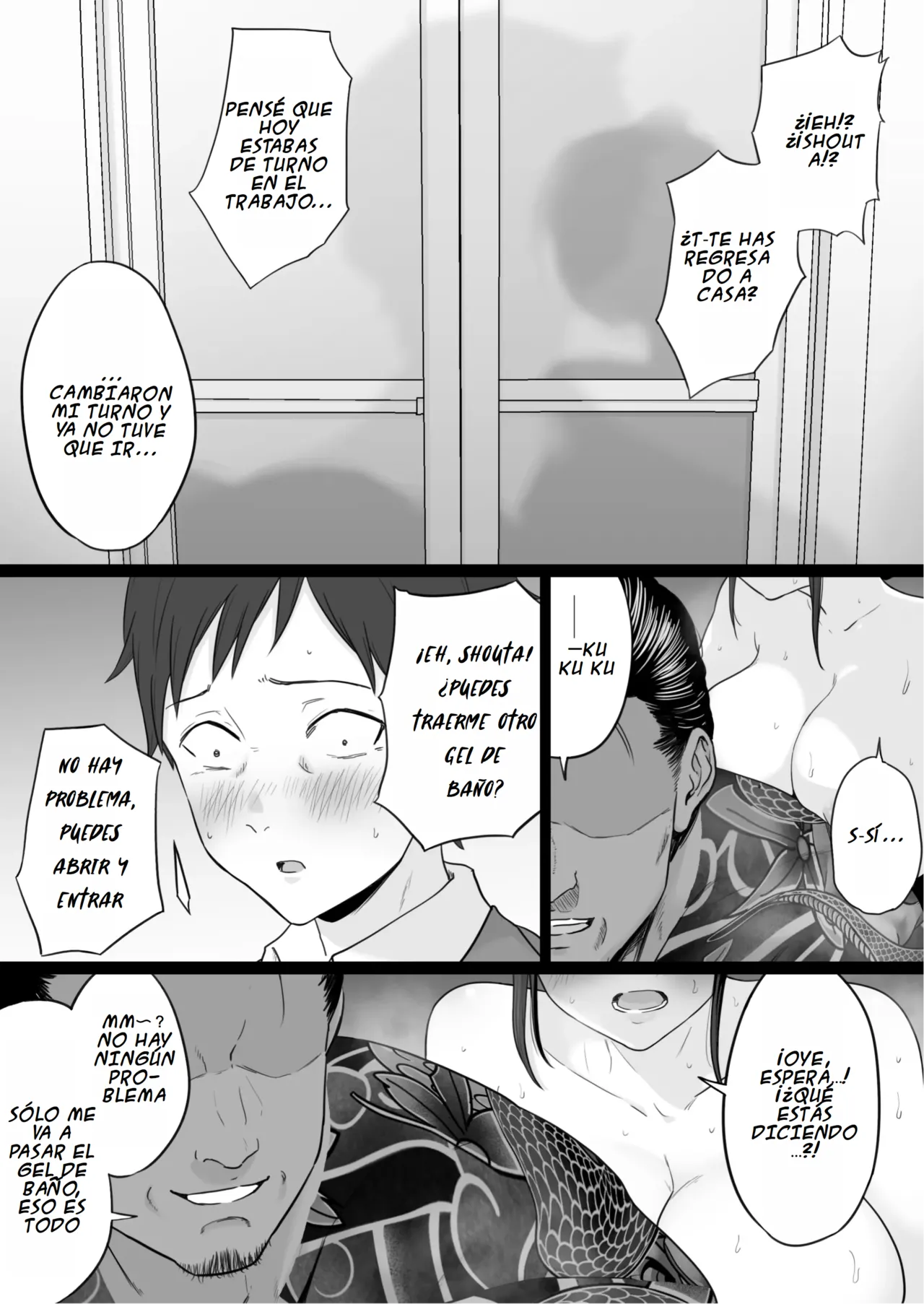 [Watson-dou] Houkai Kazoku 2 -Hahaoya ga Yakuza to no Sex ni Hamatta Hanashi- | Familia Rota 2 -Una esposa adicta al sexo infiel con un Yakuza- [Spanish] image number 42