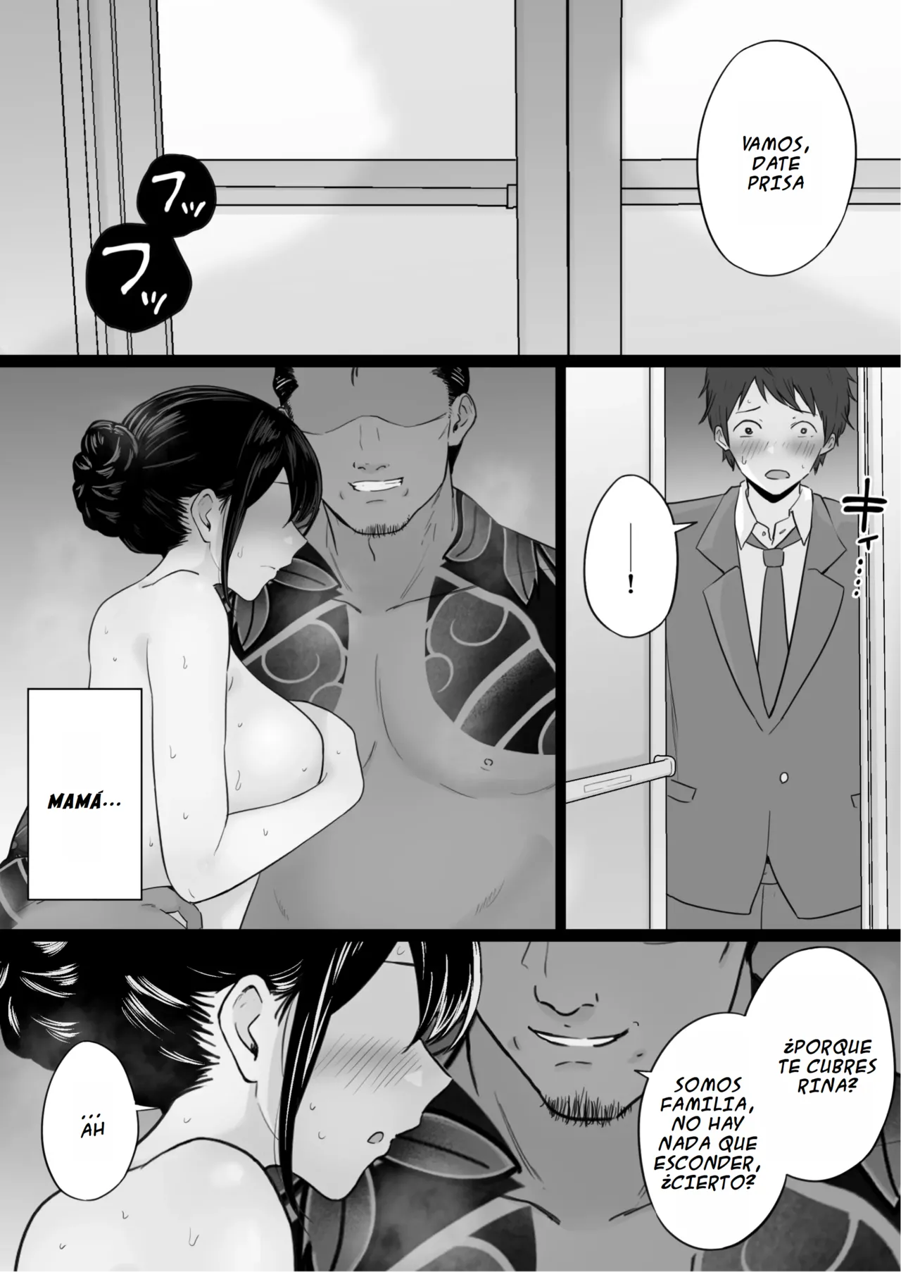 [Watson-dou] Houkai Kazoku 2 -Hahaoya ga Yakuza to no Sex ni Hamatta Hanashi- | Familia Rota 2 -Una esposa adicta al sexo infiel con un Yakuza- [Spanish] image number 43