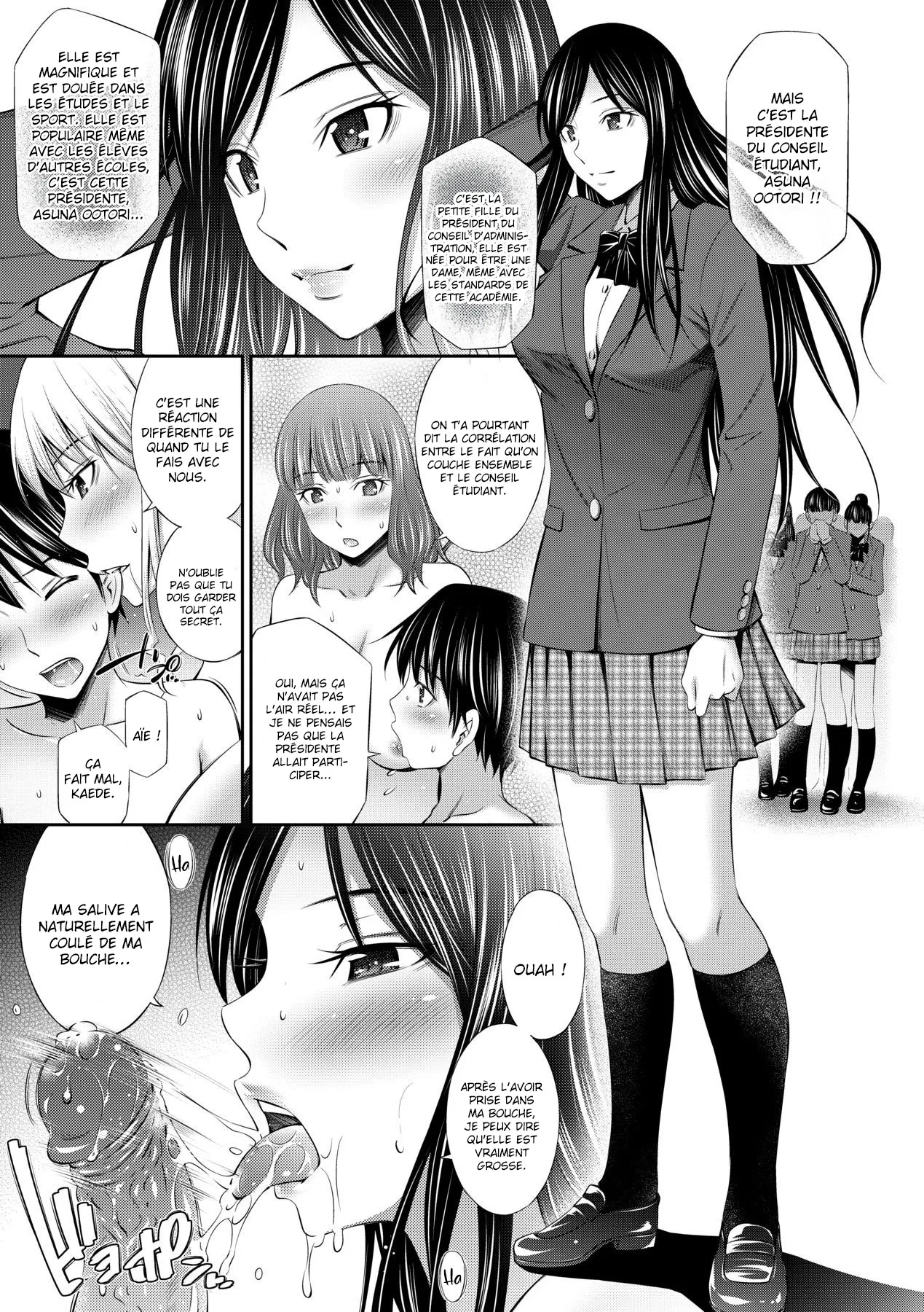 [Sabashi Renya] Senpai-tachi to no Gakuen Seikatsu Ch1-4 [French] [O-S] [Decensored] [Digital] 画像番号 71