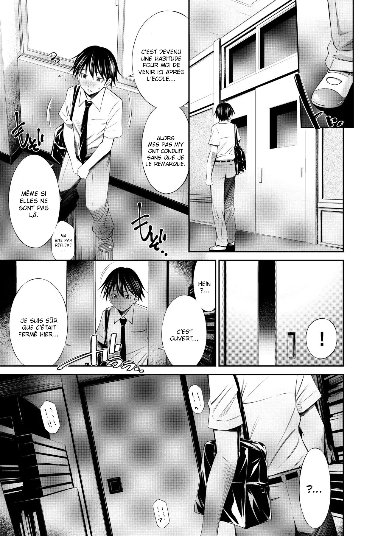 [Sabashi Renya] Senpai-tachi to no Gakuen Seikatsu Ch1-4 [French] [O-S] [Decensored] [Digital] 画像番号 90