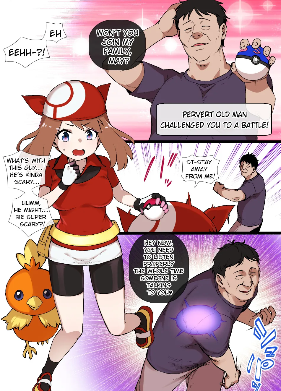 [Kusayarou] Slave Ball Mind Control: May and Torchic | Slave Ball MC Haruka & Achamo (Pokémon) [English] image number 1