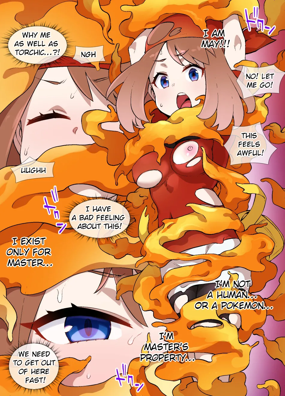 [Kusayarou] Slave Ball Mind Control: May and Torchic | Slave Ball MC Haruka & Achamo (Pokémon) [English] image number 5
