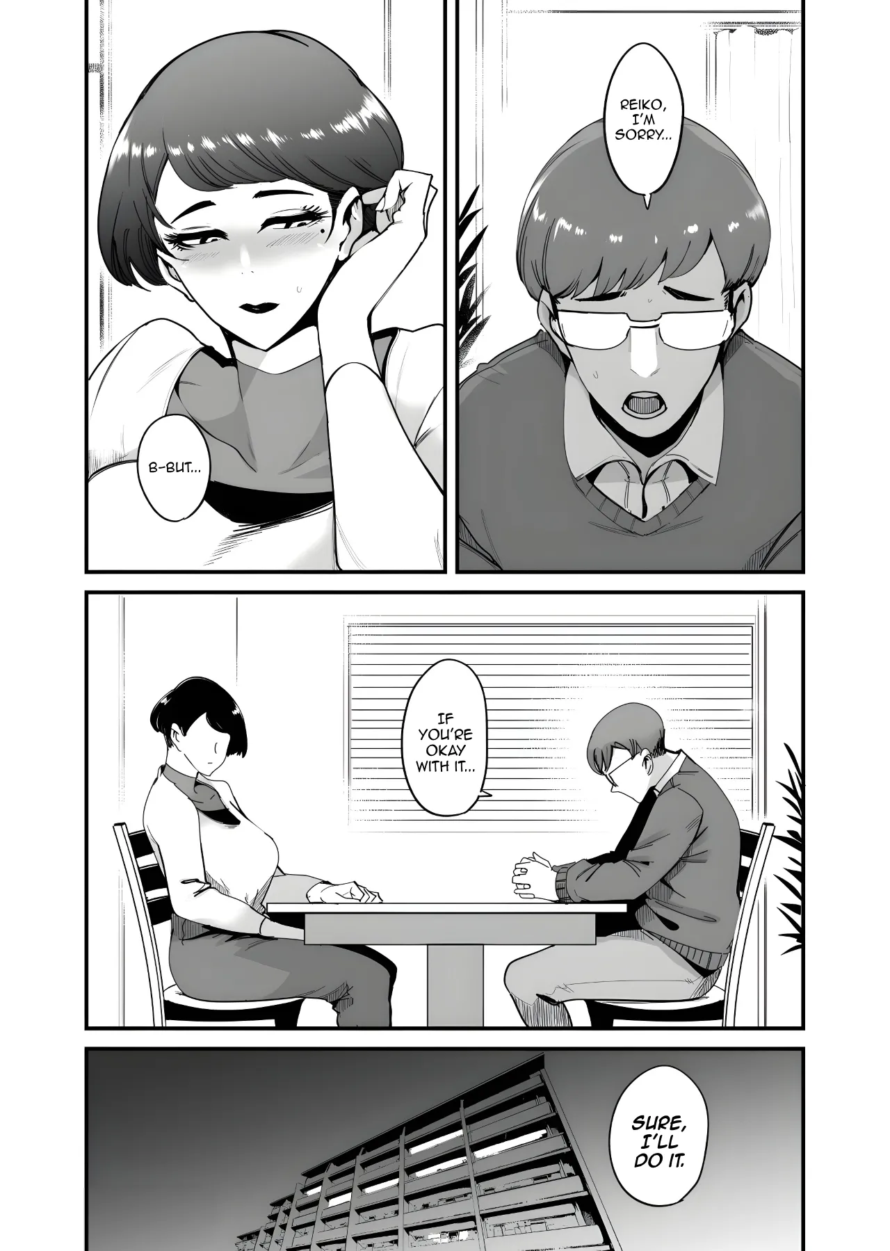 [SOUND MILK (Otochichi)] Fella Mask Fujin - Takahashi Reiko Fujin no Baai - | Blowjob Mask Wife - The Case of Reiko Takahashi [English] 3eme image