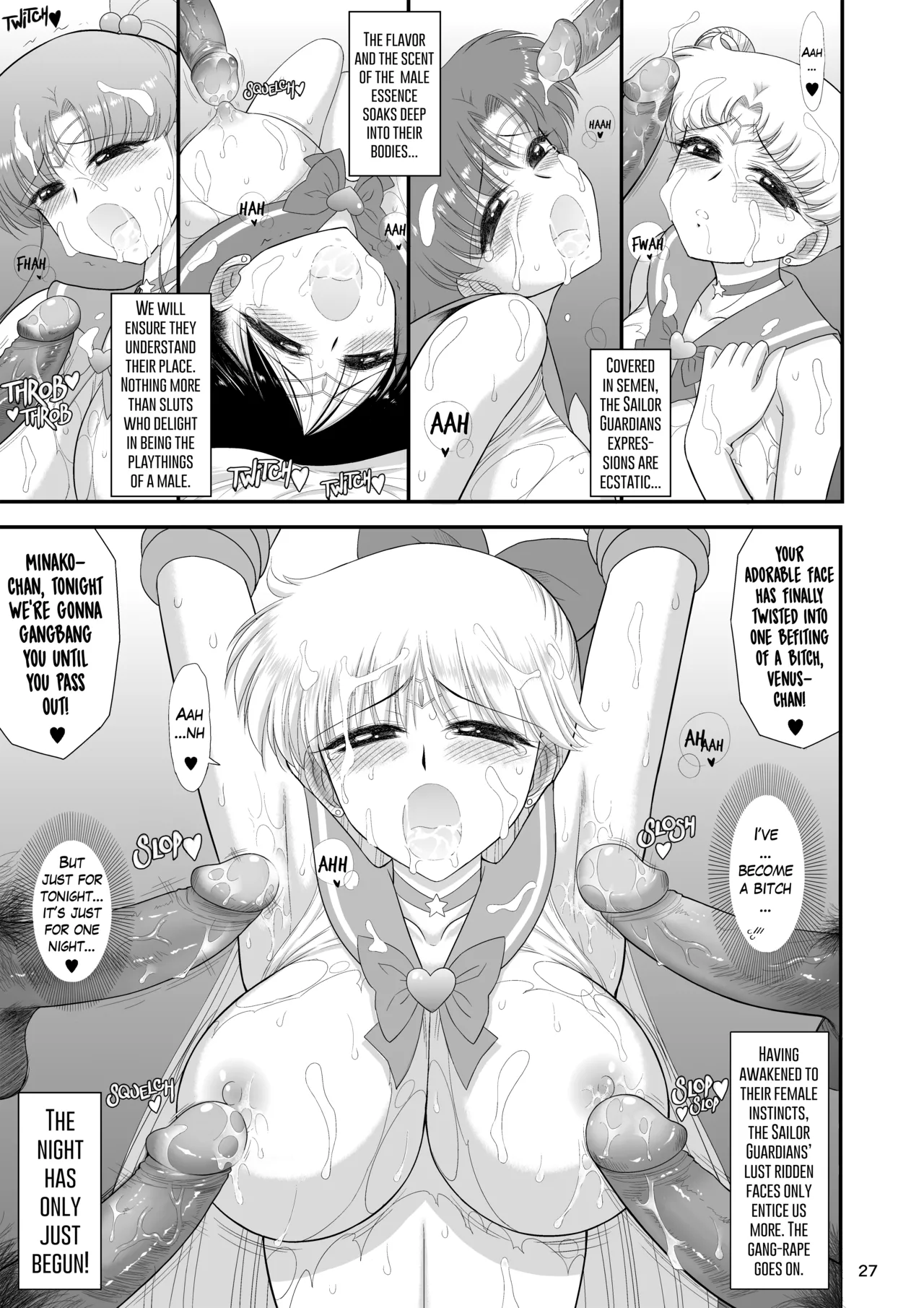 [Black Dog] Just for Tonight, I’ll Be Your Bitch (Bishoujo Senshi Sailor Moon) [English] [Decensored] [Digital] image number 27