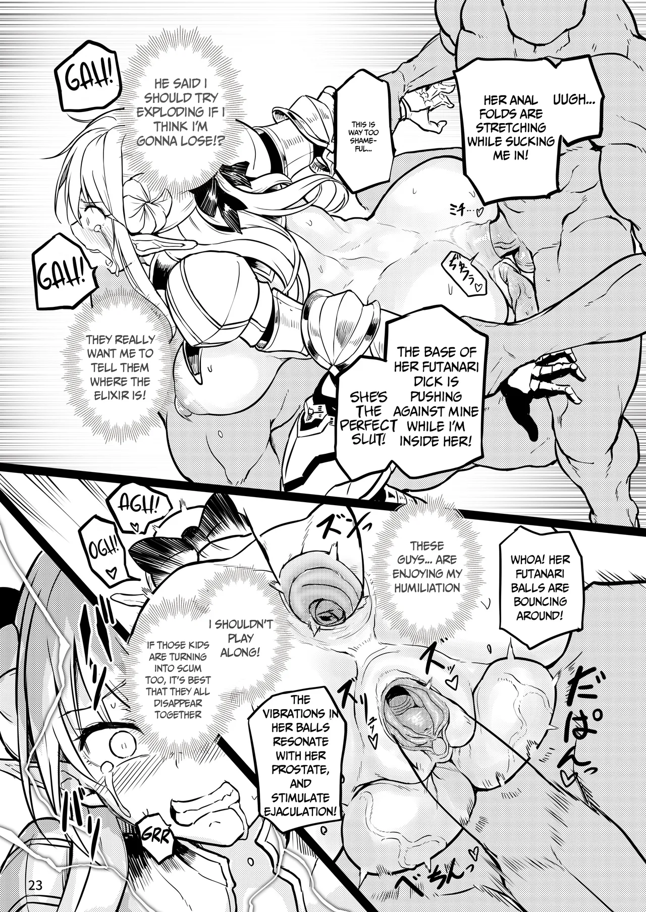 [Efuya (Messy)] Futanari Elf Onna Kishi Verina Ryojoku Sakusei Kangoku [English][SofiaDimple][Digital] image number 23