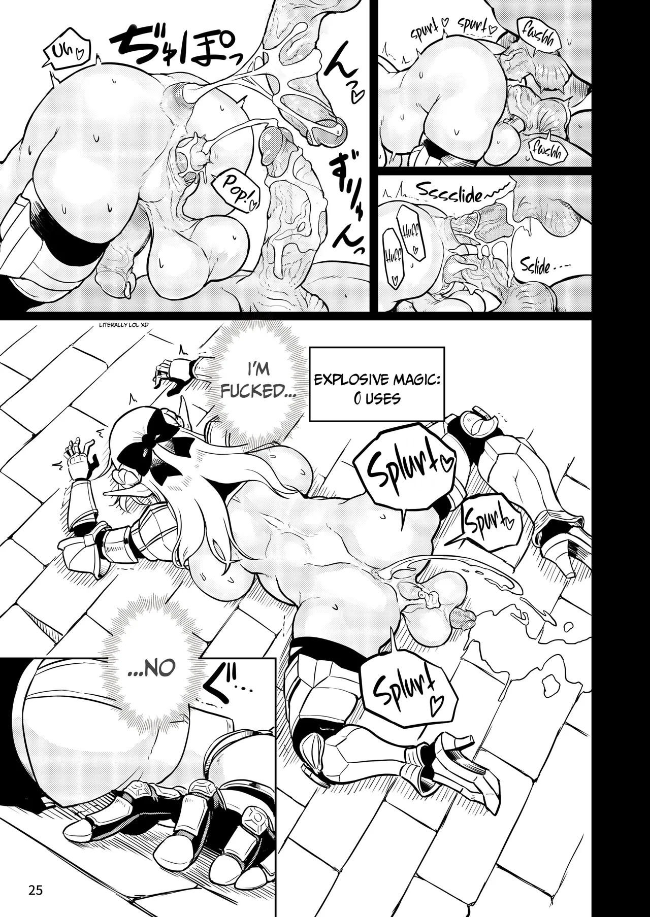 [Efuya (Messy)] Futanari Elf Onna Kishi Verina Ryojoku Sakusei Kangoku [English][SofiaDimple][Digital] image number 25