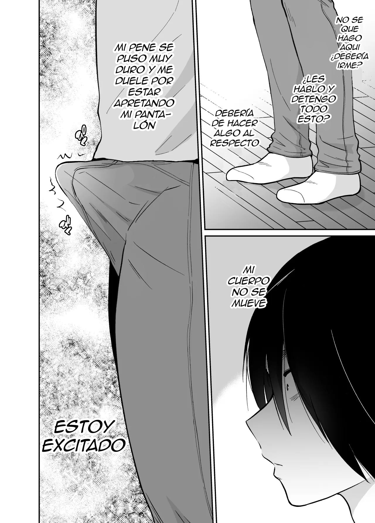 Mesu Ochi Share House Rin-kun Hen 〜 Mangaka Shibou no Kage Kya 2 nin ga Chara Otoko ni Oishiku Taberareru Made〜 [Delnero] [Spanish] image number 7