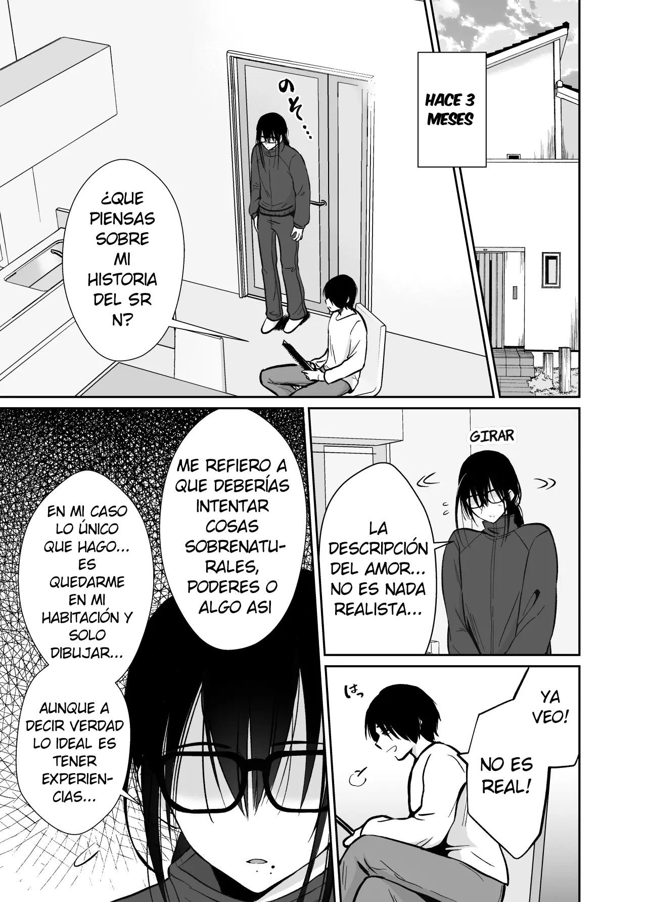 Mesu Ochi Share House Rin-kun Hen 〜 Mangaka Shibou no Kage Kya 2 nin ga Chara Otoko ni Oishiku Taberareru Made〜 [Delnero] [Spanish] image number 8