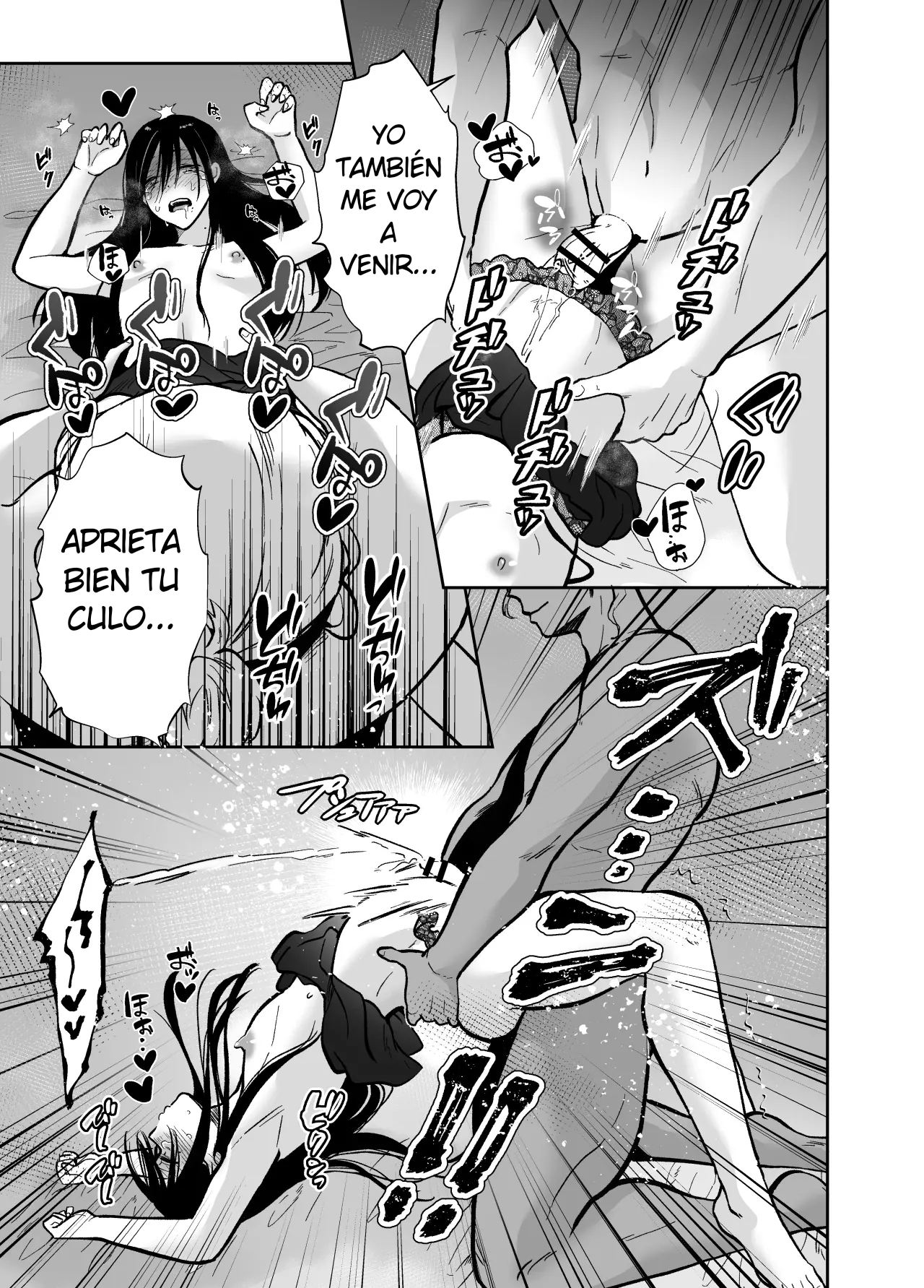 Mesu Ochi Share House Rin-kun Hen 〜 Mangaka Shibou no Kage Kya 2 nin ga Chara Otoko ni Oishiku Taberareru Made〜 [Delnero] [Spanish] image number 44