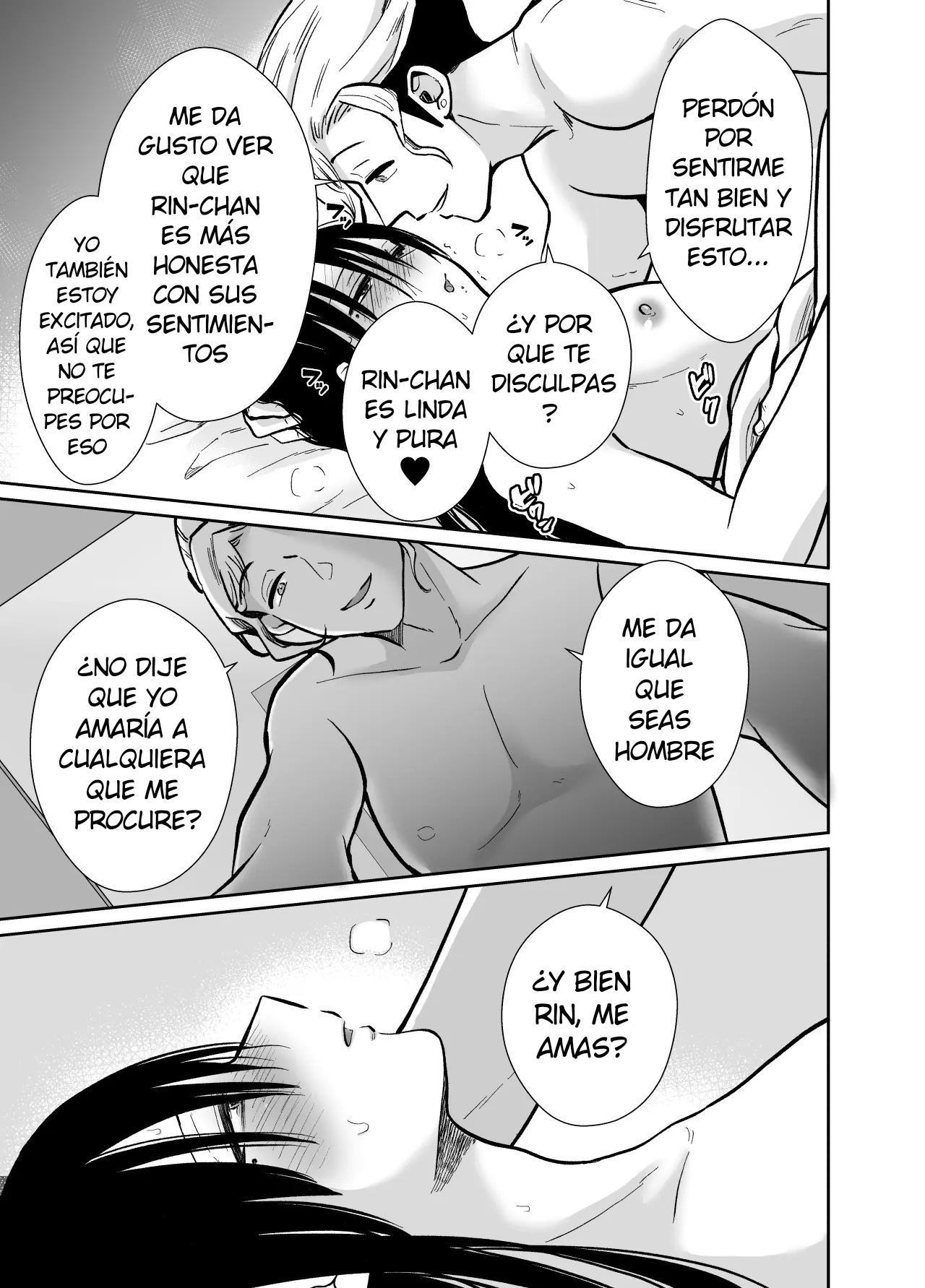 Mesu Ochi Share House Rin-kun Hen 〜 Mangaka Shibou no Kage Kya 2 nin ga Chara Otoko ni Oishiku Taberareru Made〜 [Delnero] [Spanish] image number 46