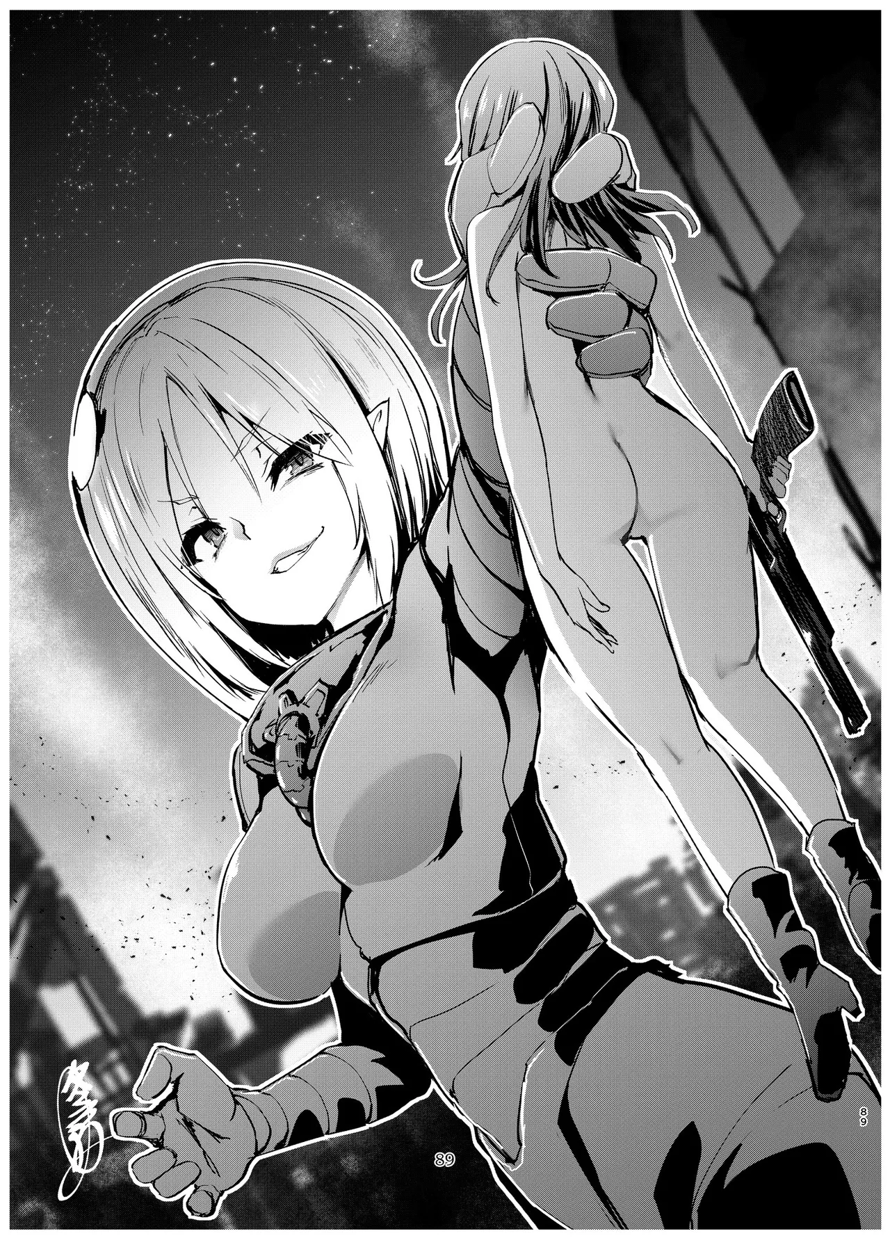 [Nefradel S.P.A. (Various)] Alien-Giantess Size Difference Joint Comic numero di immagine  88