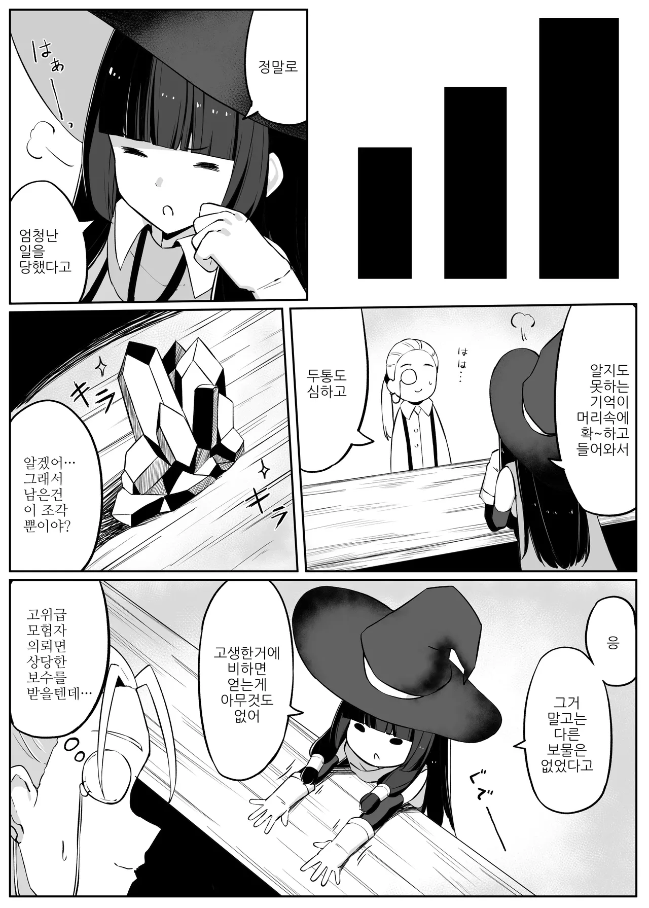 [Omochi no Mochiya (Numamochi)] Saikyou Witch ga Zako Monster-tachi ni Haiboku Suru Hanashi 2 | 최강마녀가 피라미 몬스터들에게 패배하는 이야기 2 [Korean] imagen número 58