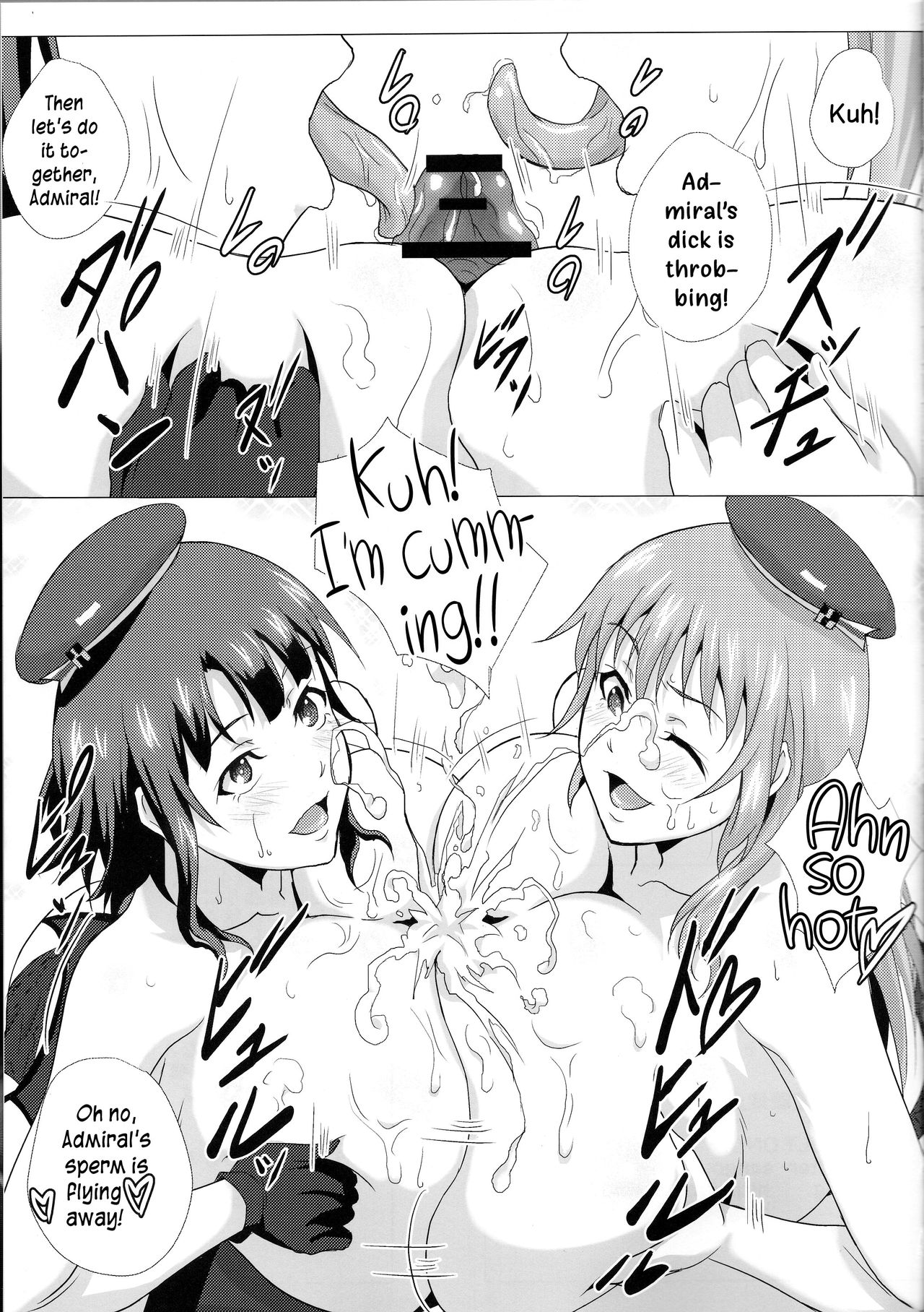 (C89) [METAL-WIND (Sangou)] Juunyuu Shimai no Aru Hi no Nyuukyou Seikatsu | A Certain Day With a Helping of Booby Sandwich by Two Busty Sister (Kantai Collection -KanColle-) [English] {DKKMD Translations} Bildnummer 15