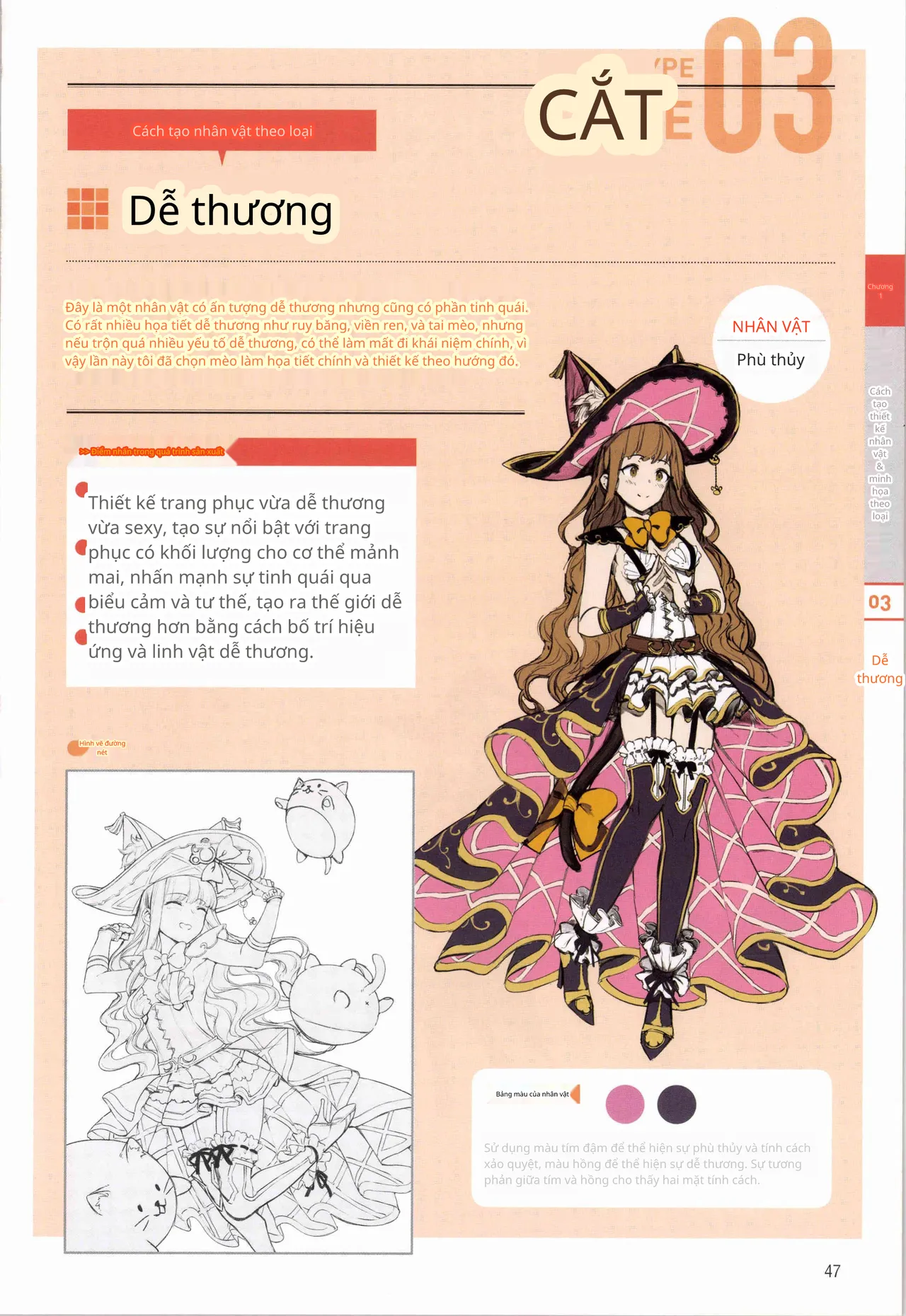 Ý tưởng và kỹ thuật vẽ để tạo ra các nhân vật giả tưởng hấp dẫn 图片编号 37