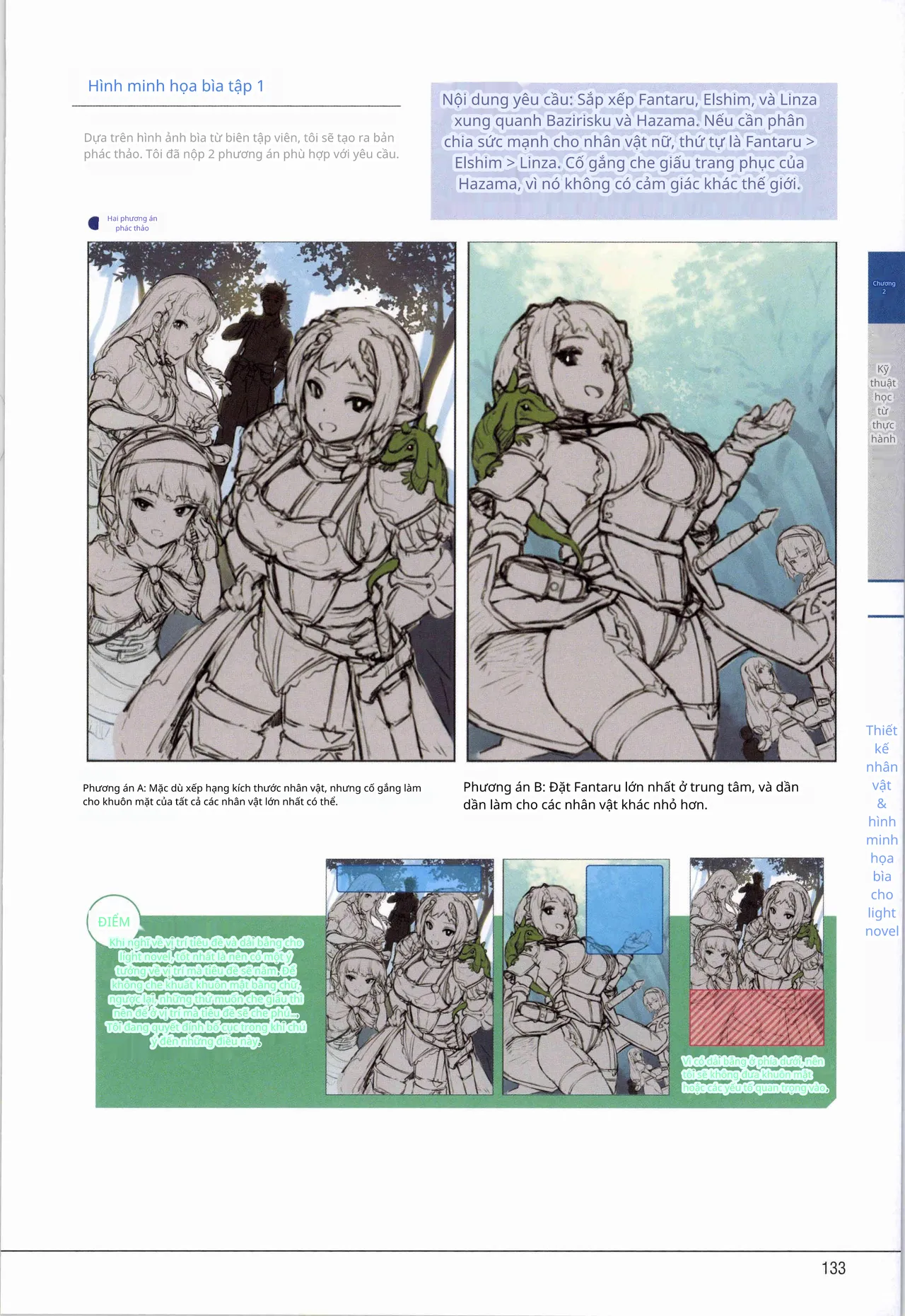 Ý tưởng và kỹ thuật vẽ để tạo ra các nhân vật giả tưởng hấp dẫn 图片编号 118