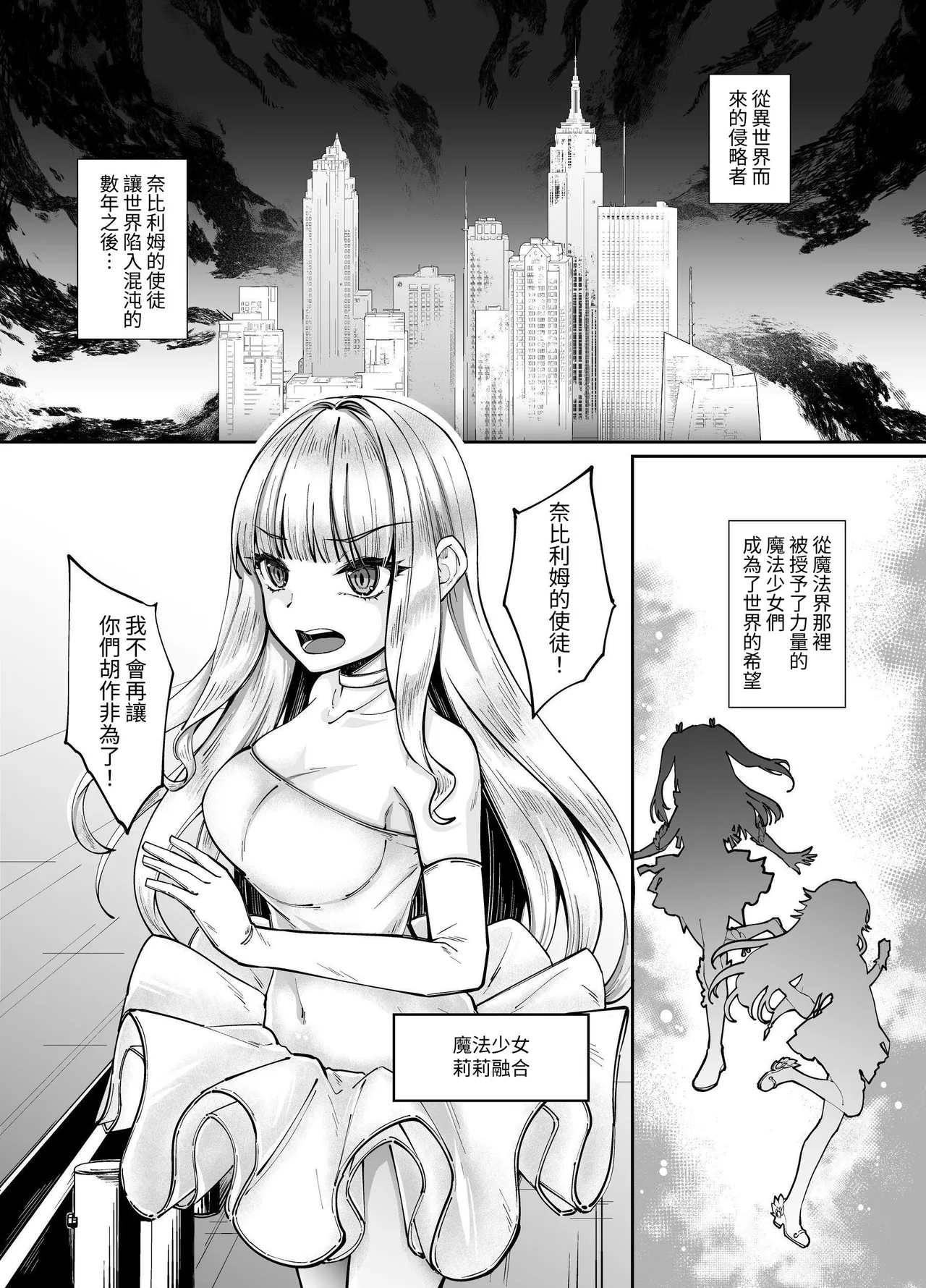 [聖華快楽書店]魔法少女セイントリリィ・融合 ～変態性犯罪者と融合してしまった魔法少女が精神汚染されるまで～[中国翻訳] image number 2