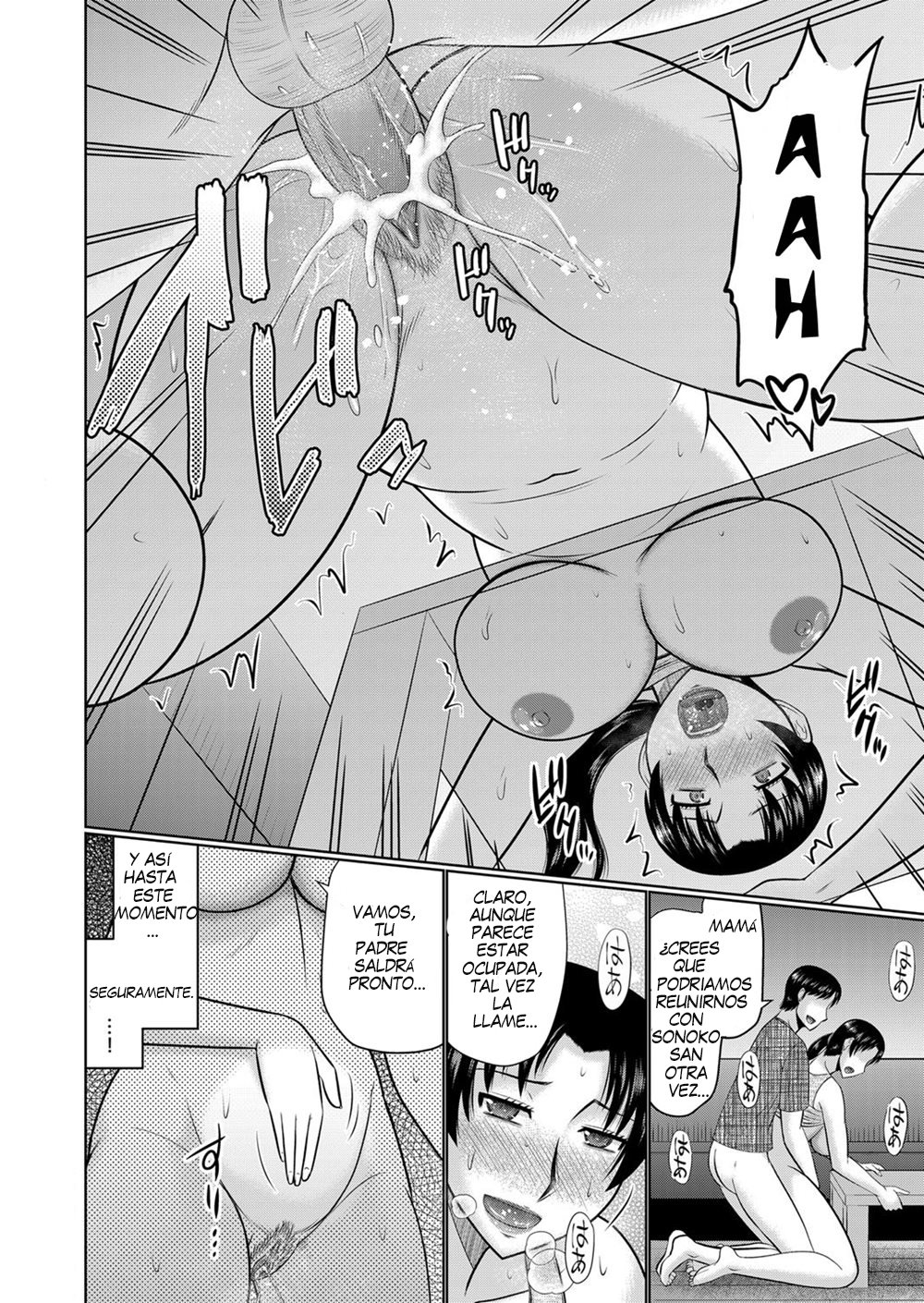 [Hatakeyama Tohya] Haha no Shinyuu Boku no Aijin | La Mejor Amiga de mi Madre es su Amante (Kanjuku Koubi) [Spanish] [K-le Traducciones] [Digital] image number 75