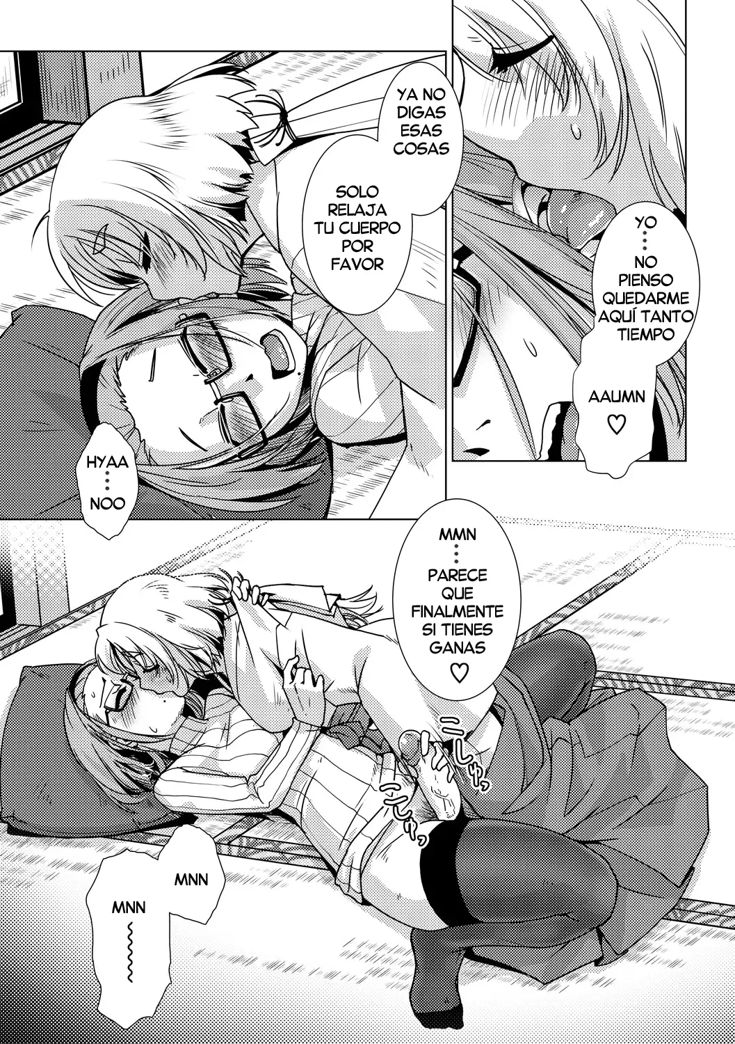 [Kamotama] Yukizuri Majiwari Karamiai <zenpen> | Un Enredo Sexual Casual <Parte 1> (Futanari Noukou Haramase Ai) [Spanish] [Decensored][Digital][Harenchi no Fansub] image number 15