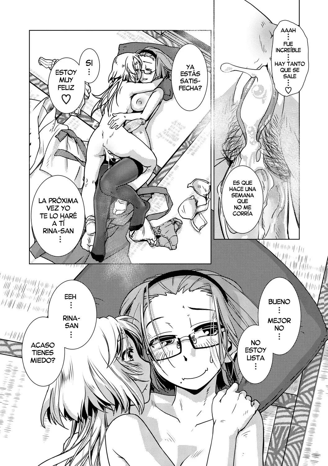 [Kamotama] Yukizuri Majiwari Karamiai <zenpen> | Un Enredo Sexual Casual <Parte 1> (Futanari Noukou Haramase Ai) [Spanish] [Decensored][Digital][Harenchi no Fansub] image number 40