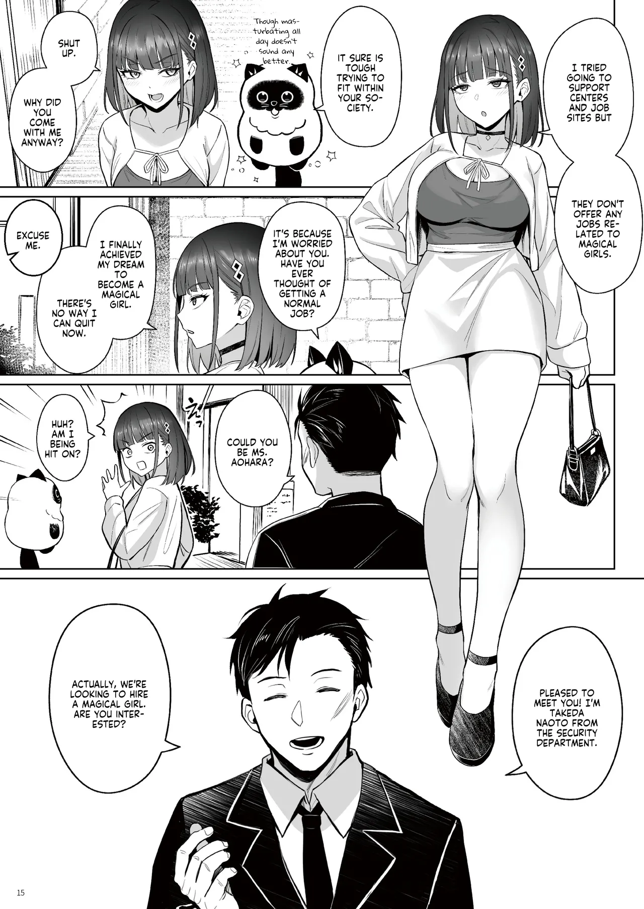 [COMEX (Zhen Lu)] Moto Mahou Shoujo no Shigoto Hanashi Ao Zenjitsutan | Former Magical Girl Blue's Work: The Prequel [English] [flowerswamp] [Digital] image number 14