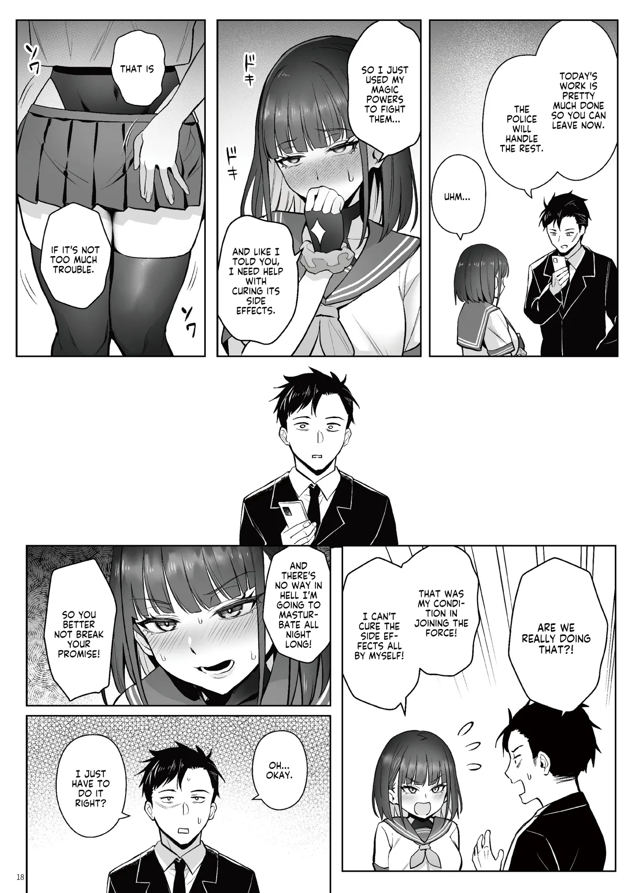 [COMEX (Zhen Lu)] Moto Mahou Shoujo no Shigoto Hanashi Ao Zenjitsutan | Former Magical Girl Blue's Work: The Prequel [English] [flowerswamp] [Digital] image number 17