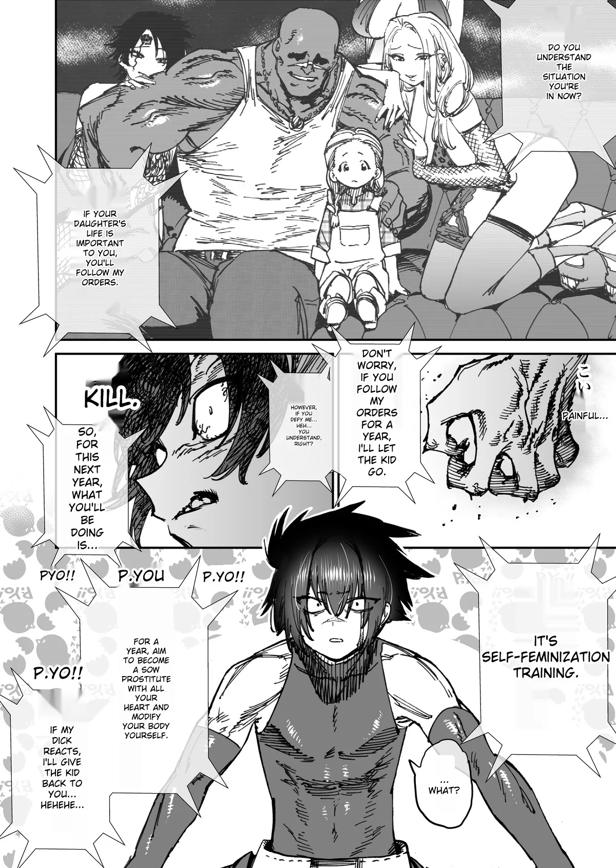 [Horieros] "The Strongest Assassin's self-feminization into a fallen shemale" 1-11 [Rough English] numero di immagine  2