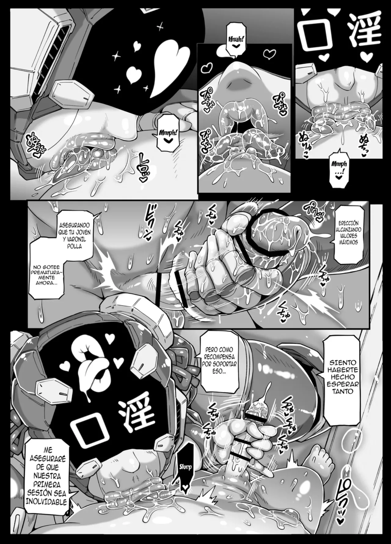 [Whitish Blacker (Andojing)] Andoroido no ofuroyasan  F・P・S | El Balneario de Androides  F・P・S [Spanish] [El naranjas = Mr.Naranjas] 图片编号 26