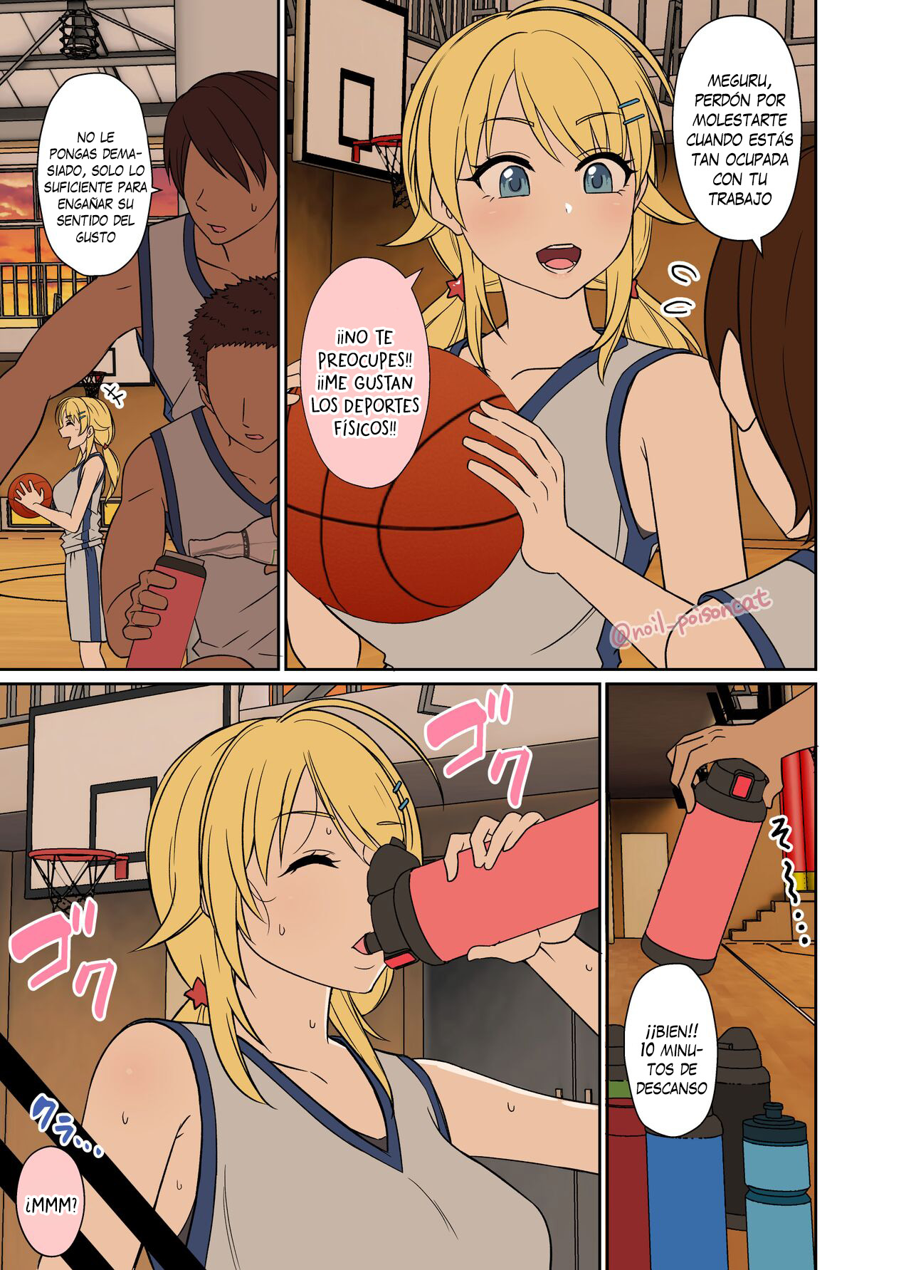 [Dokuneko Noil] Hachimiya Meguru o Yowasete Warui Koto o Suru Hanashi | Haciéndole cosas malas a Meguru Hachimiya borracha (THE iDOLM@STER: Shiny Colors) [Spanish] [Traducciones necesarias] 画像番号 2