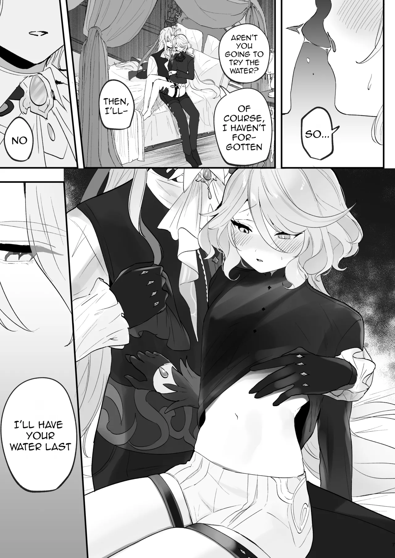 [STRAWBERRY SLIME EXHIBITION (Ichigono Rei)] Mizu wa Saigo ni Itadakou - I'll Have the Water Last (Genshin Impact) [English]  [isredash] [Decensored] [Digital] 图片编号 6