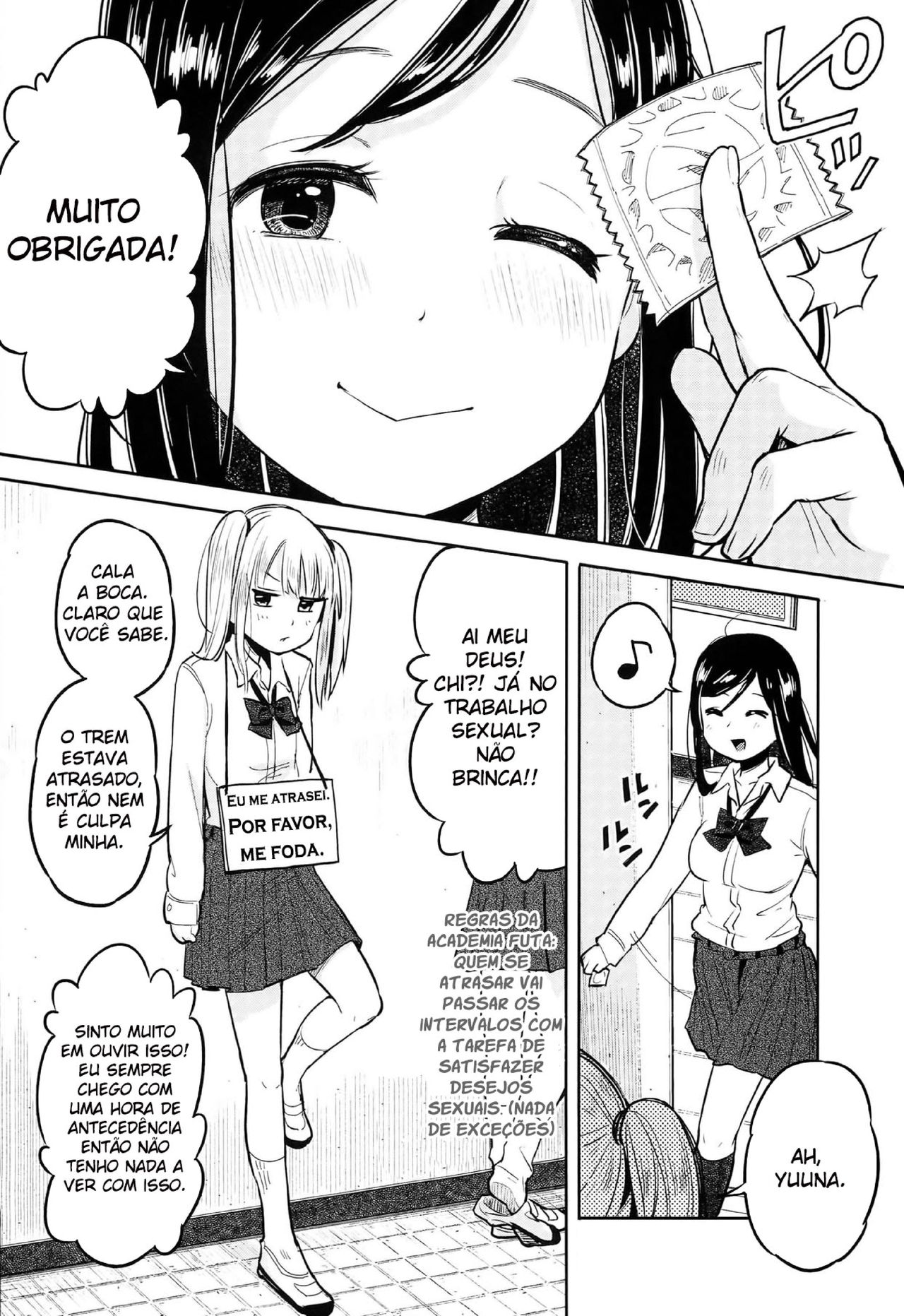 (Futaket 10) [Nanka no Atama! (Picao)] Futa Jogakuen Seiri Touban [Portuguese-BR] [Shiro-kun] numero di immagine  4