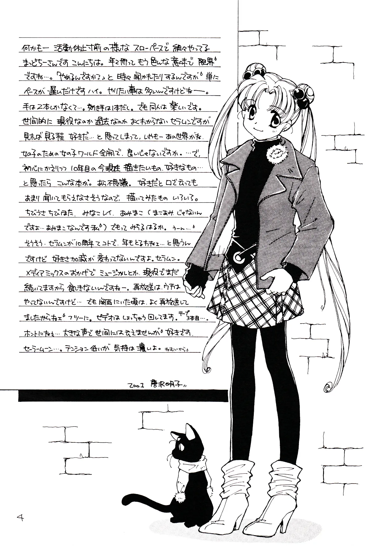 [Mad Tea Party (Karasawa Minko)] Tsuki no Nai Yoru, Hoshitachi ga Inori o Sasageru Basho (Bishoujo Senshi Sailor Moon) numero di immagine  4