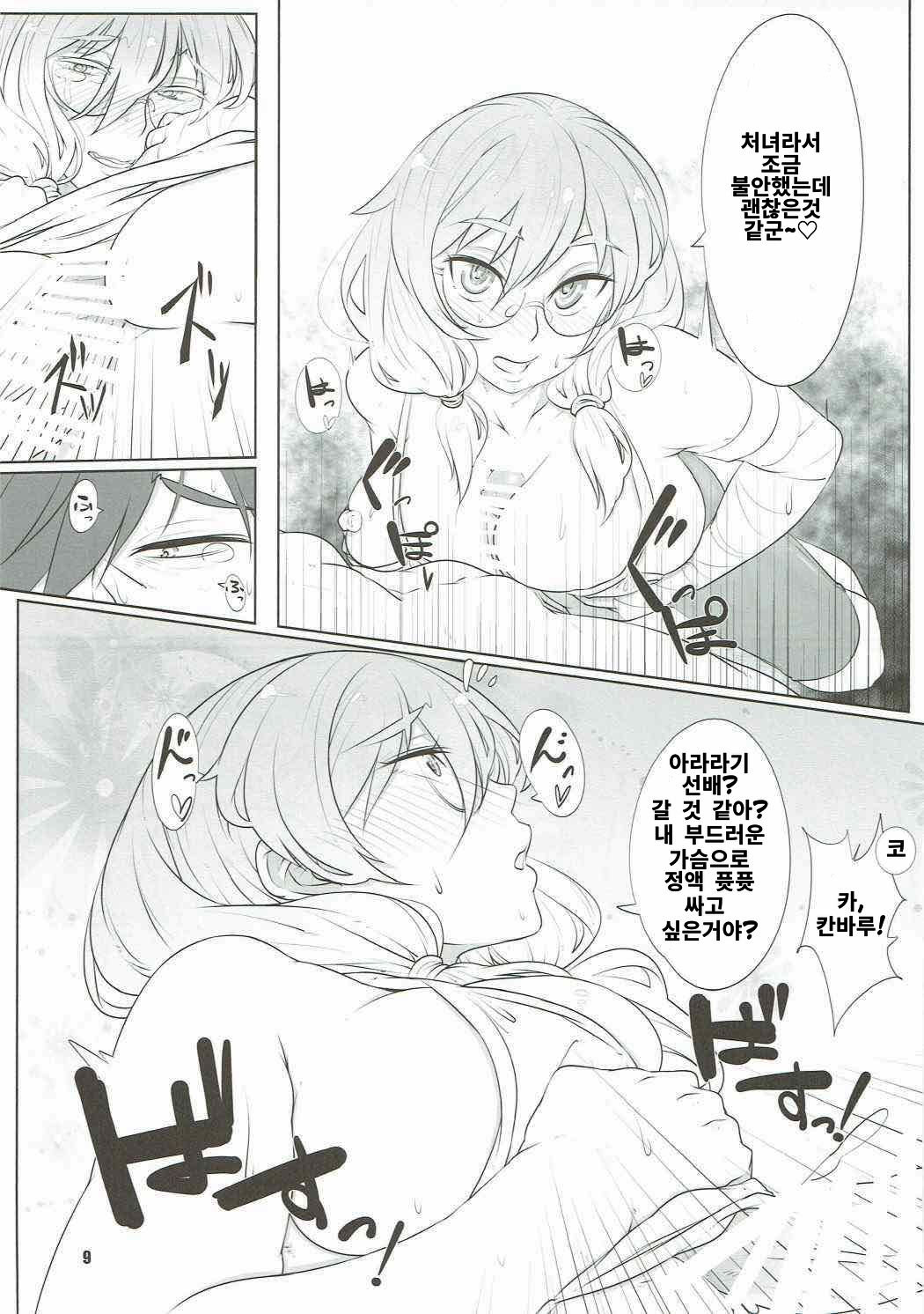 (C91) [Linda's ark (___hide___)] Kanbaru, Ganbaru | 칸바루, 간바루! (Bakemonogatari) [Korean] 8eme image