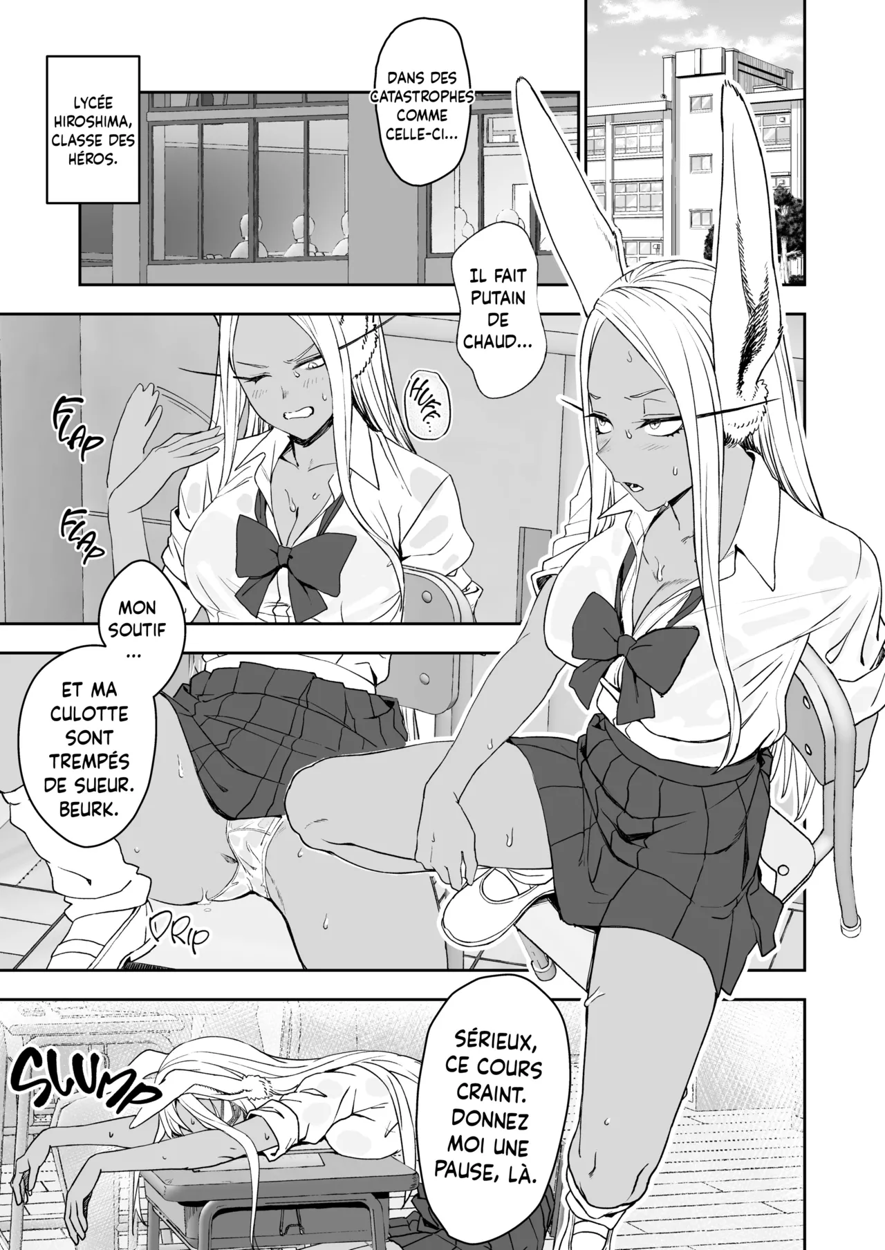 [LOFLAT (Prime)] JK Mirko no Maruhi Training | Le Programme d'Entrainement Secret de Mirko (Boku no Hero Academia) [French] [L'Aile-ou-la-Cuisse-Trad] [Decensored] [Digital] image number 2