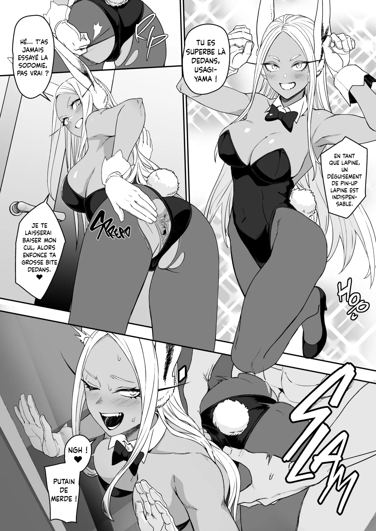 [LOFLAT (Prime)] JK Mirko no Maruhi Training | Le Programme d'Entrainement Secret de Mirko (Boku no Hero Academia) [French] [L'Aile-ou-la-Cuisse-Trad] [Decensored] [Digital] image number 17