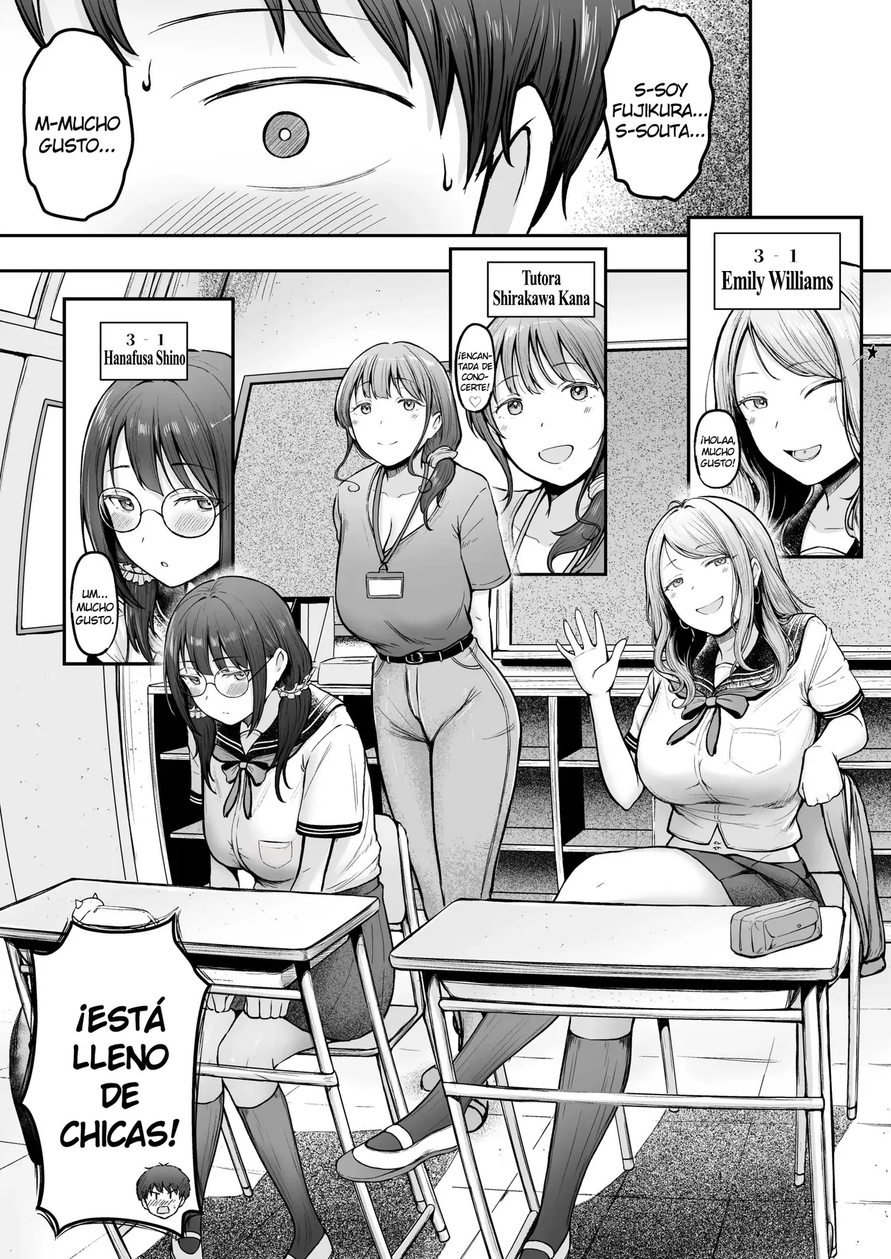 [Nekomimi to Kuro Mask (cielo)] Tenkou Saki no Do-Inaka de Class no Kanojyo Kouho Tachi ga Zenin Hatsujyouki Sugiru | Regresé a Vivir al Campo, y en la Escuela, Todas las Chicas de mi Clase Están Cachondas [Spanish] [Kejotan] [Digital] image number 6