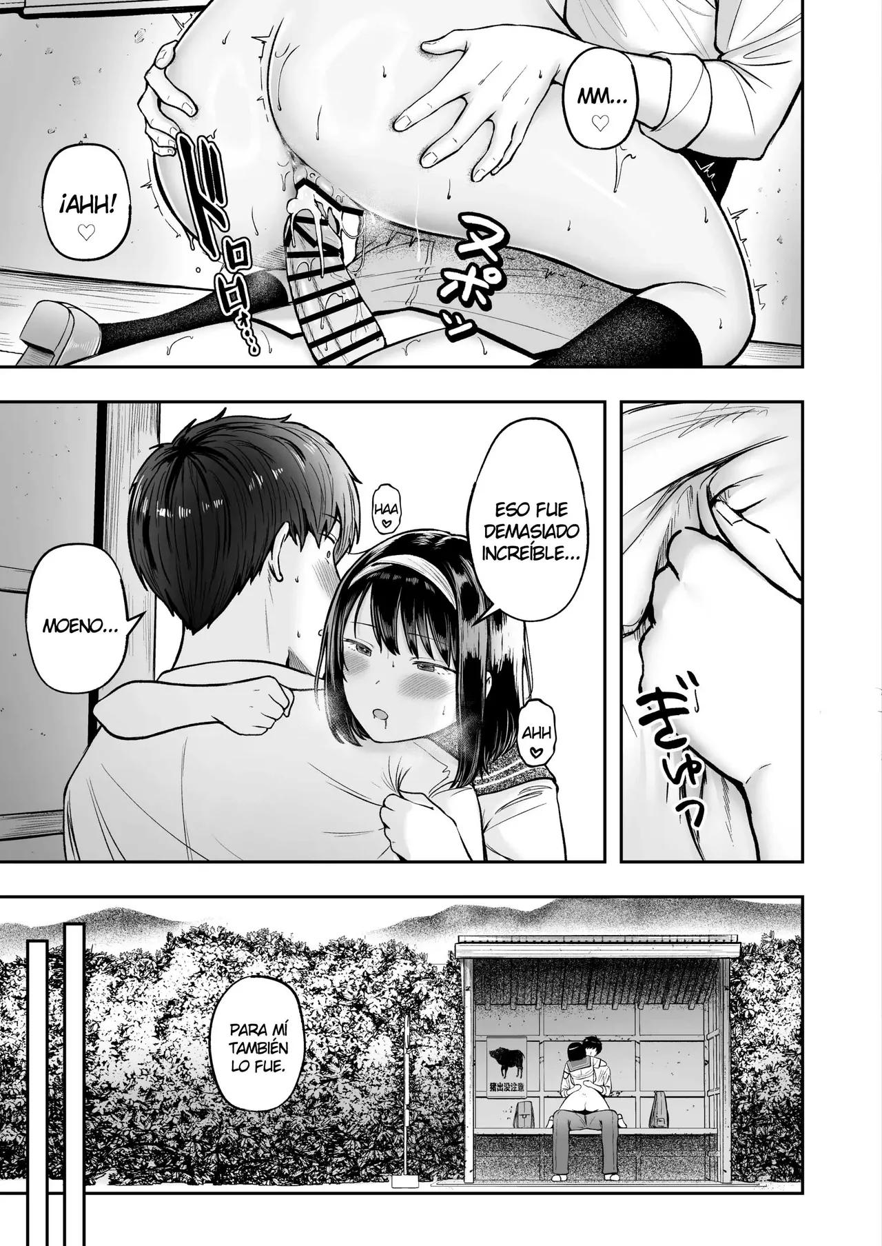 [Nekomimi to Kuro Mask (cielo)] Tenkou Saki no Do-Inaka de Class no Kanojyo Kouho Tachi ga Zenin Hatsujyouki Sugiru | Regresé a Vivir al Campo, y en la Escuela, Todas las Chicas de mi Clase Están Cachondas [Spanish] [Kejotan] [Digital] image number 32