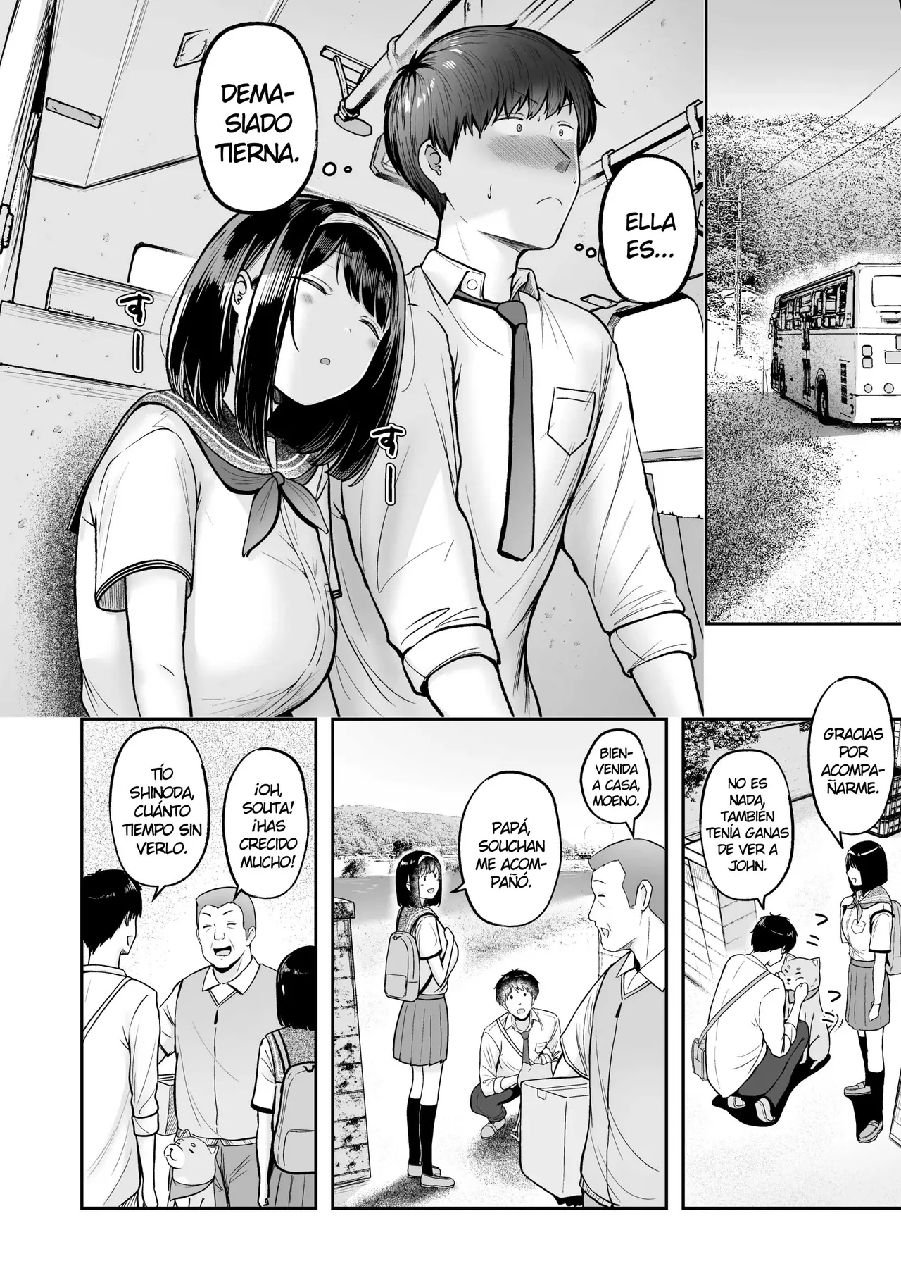 [Nekomimi to Kuro Mask (cielo)] Tenkou Saki no Do-Inaka de Class no Kanojyo Kouho Tachi ga Zenin Hatsujyouki Sugiru | Regresé a Vivir al Campo, y en la Escuela, Todas las Chicas de mi Clase Están Cachondas [Spanish] [Kejotan] [Digital] image number 33