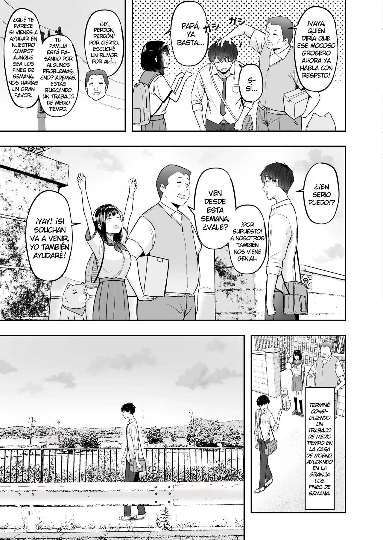 [Nekomimi to Kuro Mask (cielo)] Tenkou Saki no Do-Inaka de Class no Kanojyo Kouho Tachi ga Zenin Hatsujyouki Sugiru | Regresé a Vivir al Campo, y en la Escuela, Todas las Chicas de mi Clase Están Cachondas [Spanish] [Kejotan] [Digital] image number 34