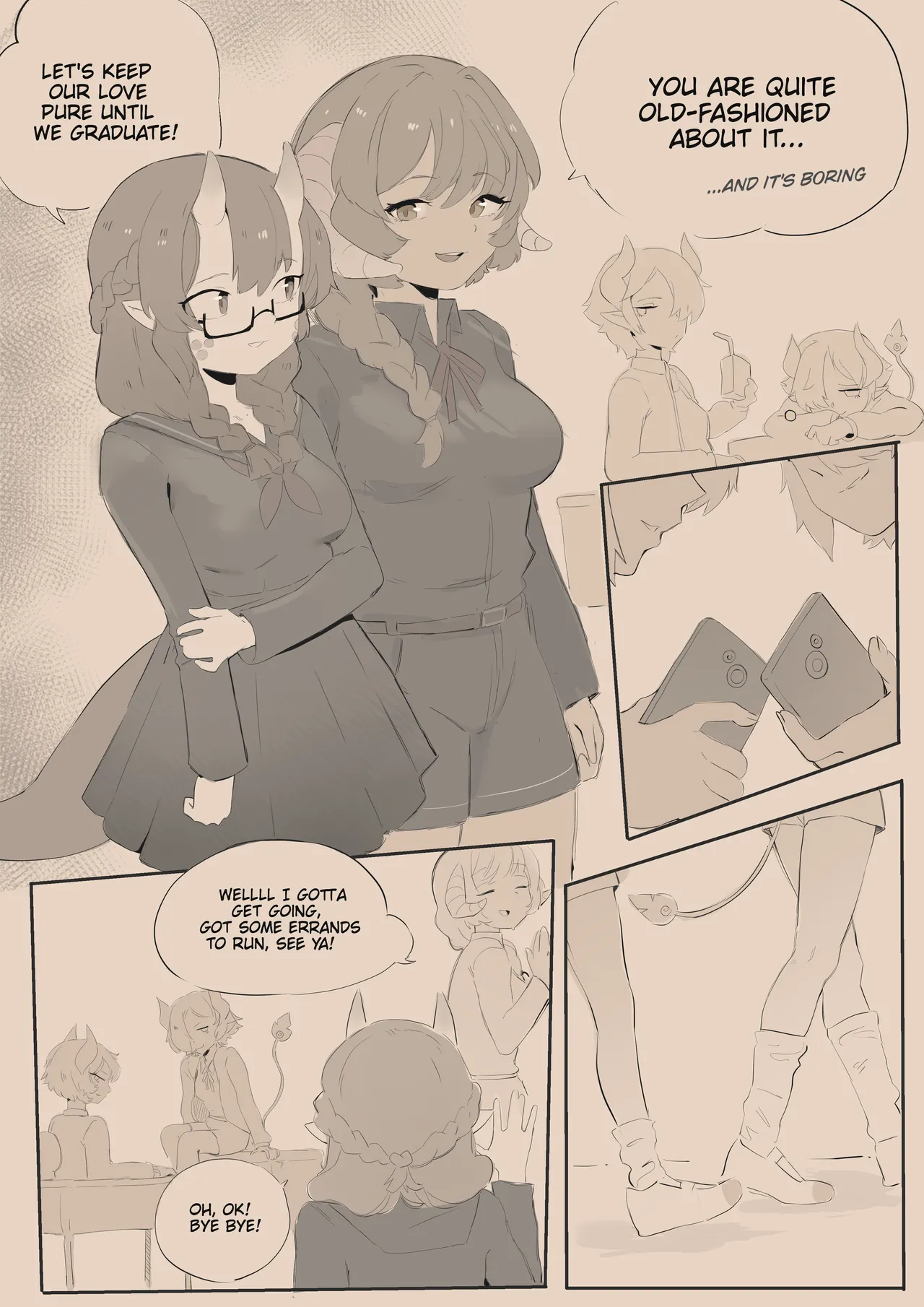 Perverted futanari secretly pushed her virgin girlfriend into 'compensated dating' and got her addicted to it! Bildnummer 1