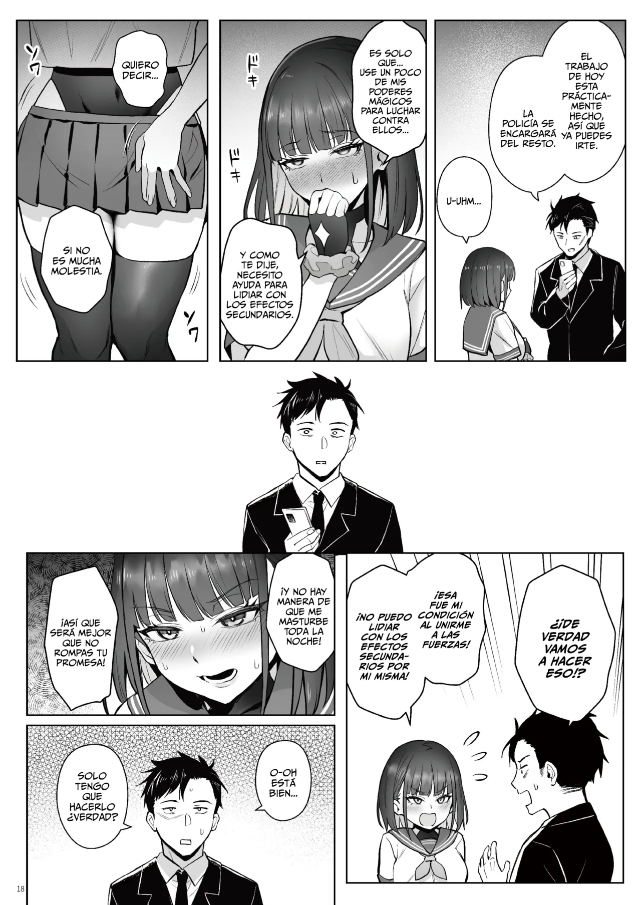 [COMEX (Zhen Lu)] Moto Mahou Shoujo no Shigoto Hanashi Ao Zenjitsutan | El Trabajo De La Ex Chica Mágica Azul ~Prologo~ [Spanish] [A Crazy Pervert] [Digital] 画像番号 17