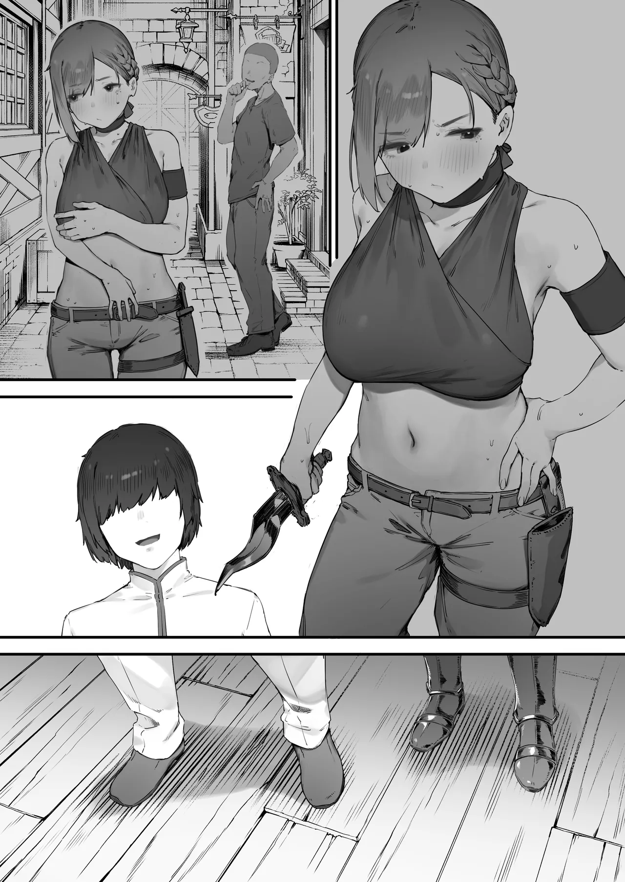 [Nigiri Usagi] Hen na Soubi no Sei de O◯nko Kowareteshimatta de wa Nai ka! 1 [Textless] Bildnummer 6